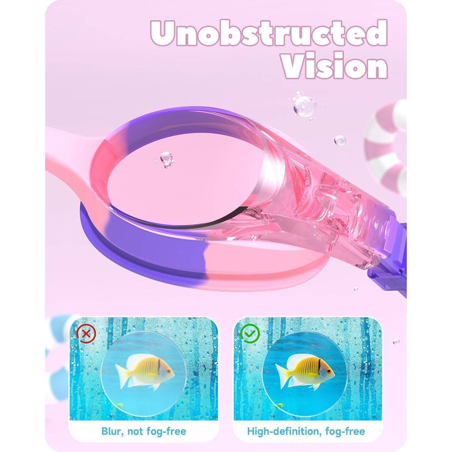 Schwimm-Schwimmbrille mit der Aufschrift 