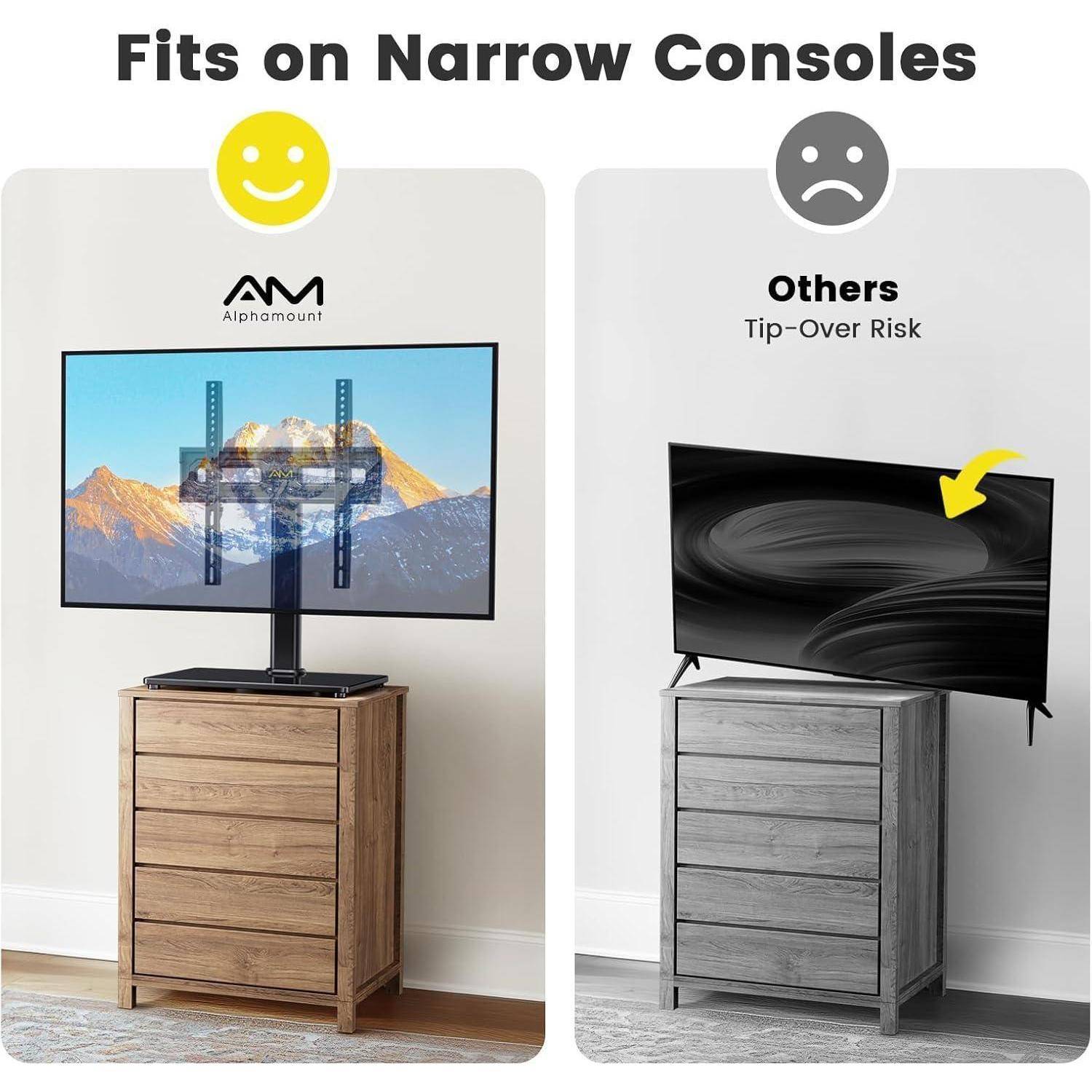 TV Ständer Schwenkbarer Universal Standfuss 32-60 Zoll LED LCD Curved