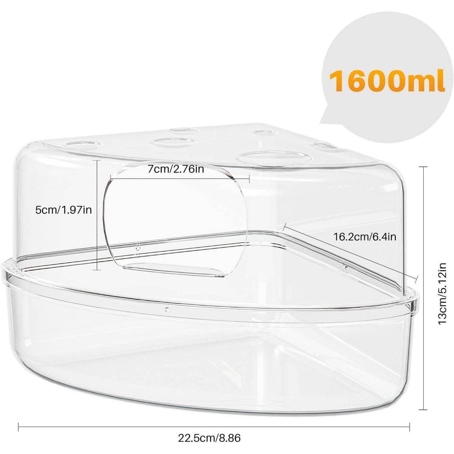 Hamster Sandbad Sandkasten Badezimmer für Chinchilla Gerbil