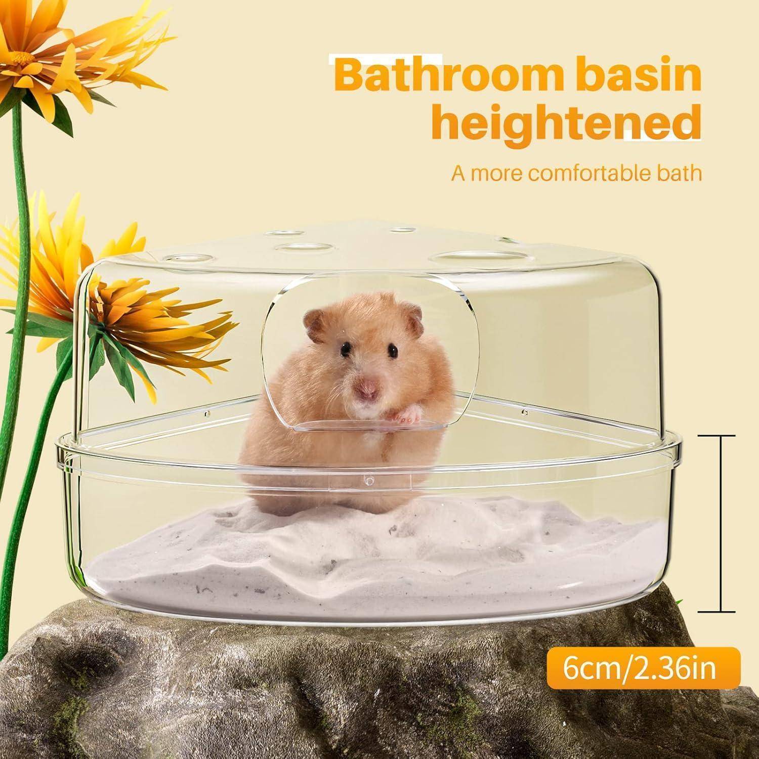 Hamster Sandbad Sandkasten Badezimmer für Chinchilla Gerbil