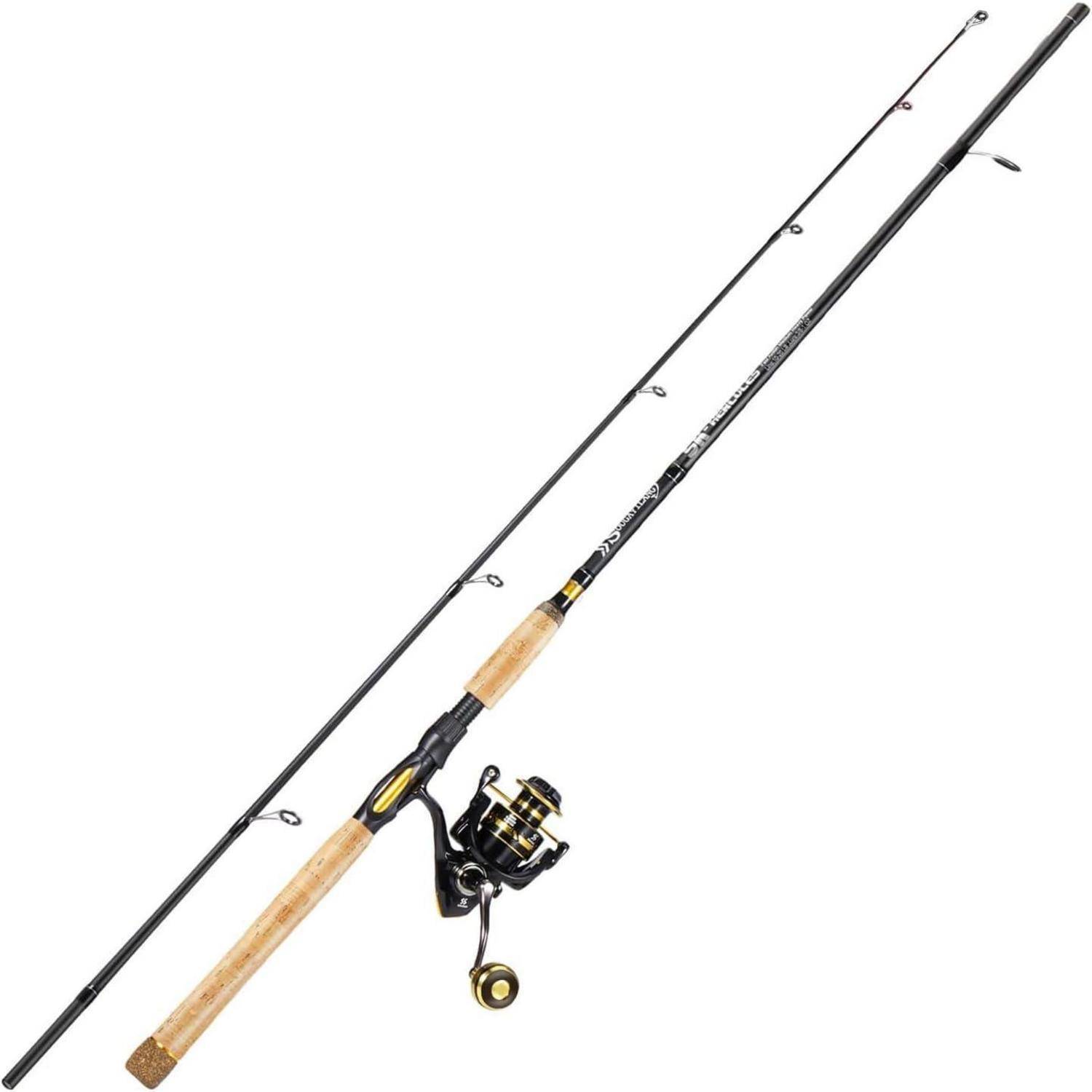2,1m Angelrute+Spule 2-tlg. 4000 Rolle Küstenangeln Golden