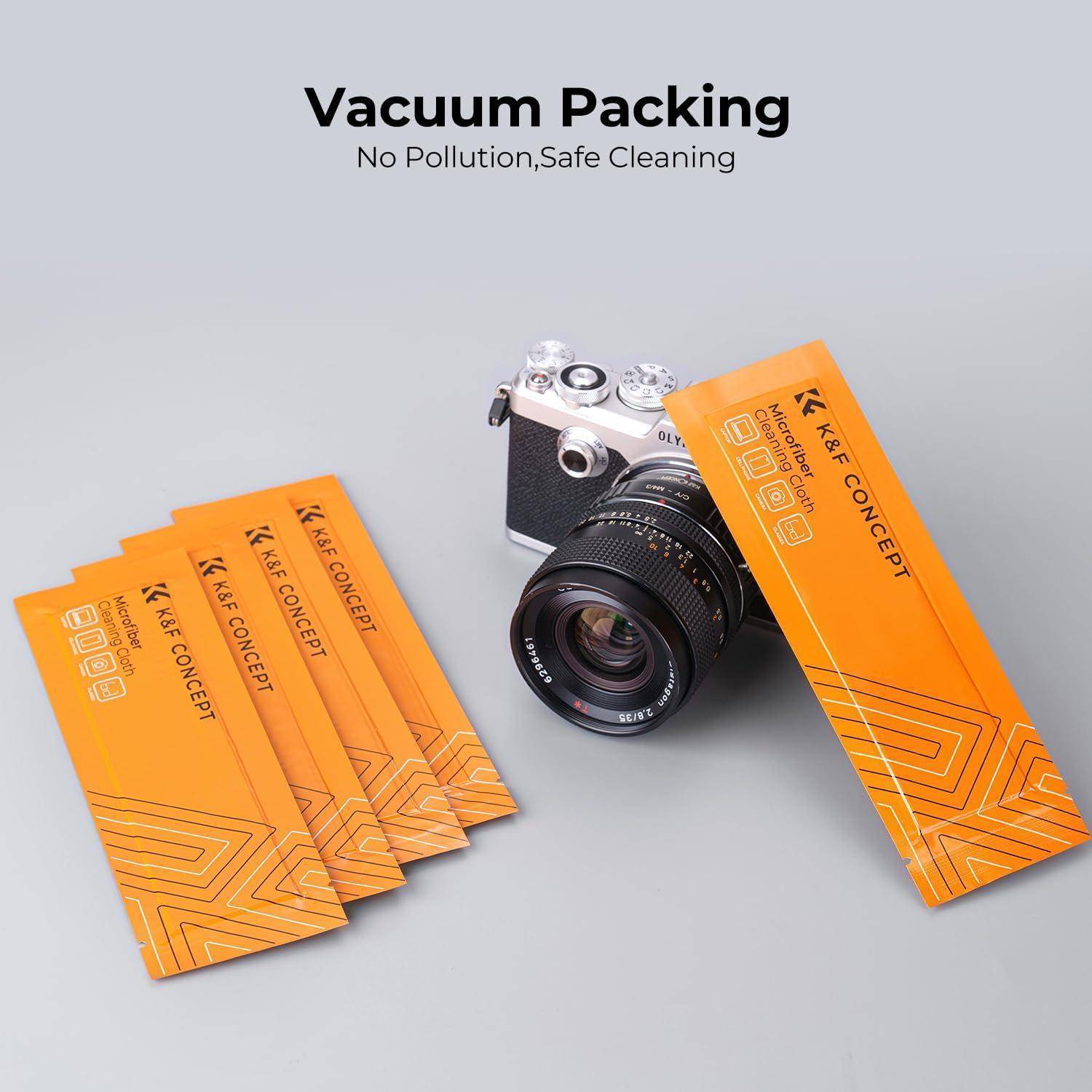 10 Stück Mikrofaser Reinigungstuch 15x15cm Einzelverpackung Grau