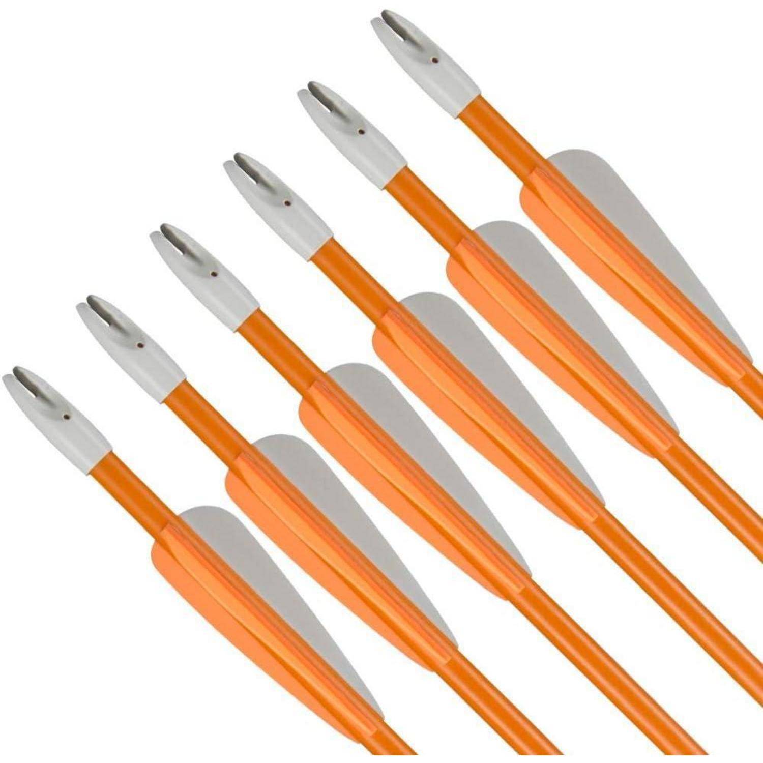 Pfeile Bogenschießen 28/26 Zoll Fiberglas Übungspfeile Anfänger Bogen