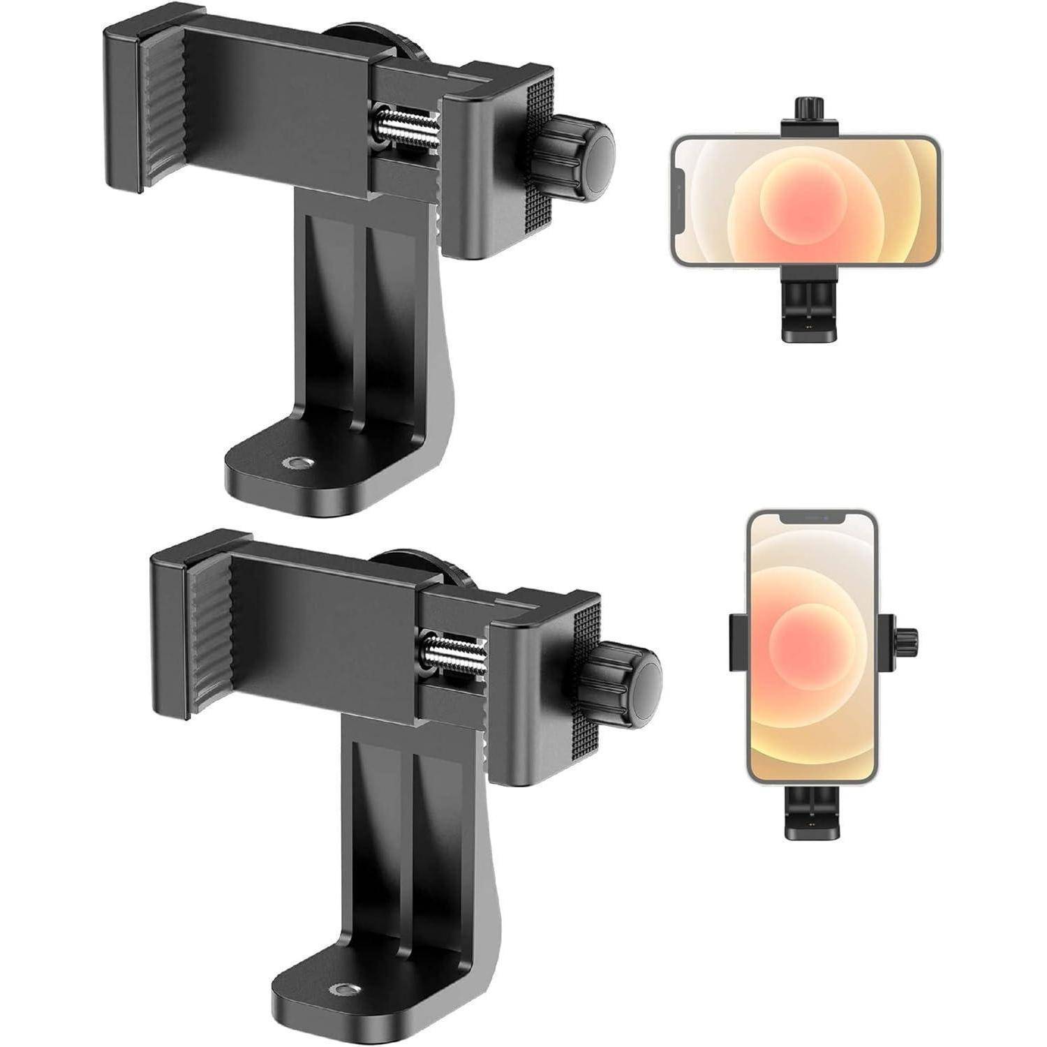 Stativhandyhalterung Handy Halterung Adapter Zubehör für Stativ Selfie