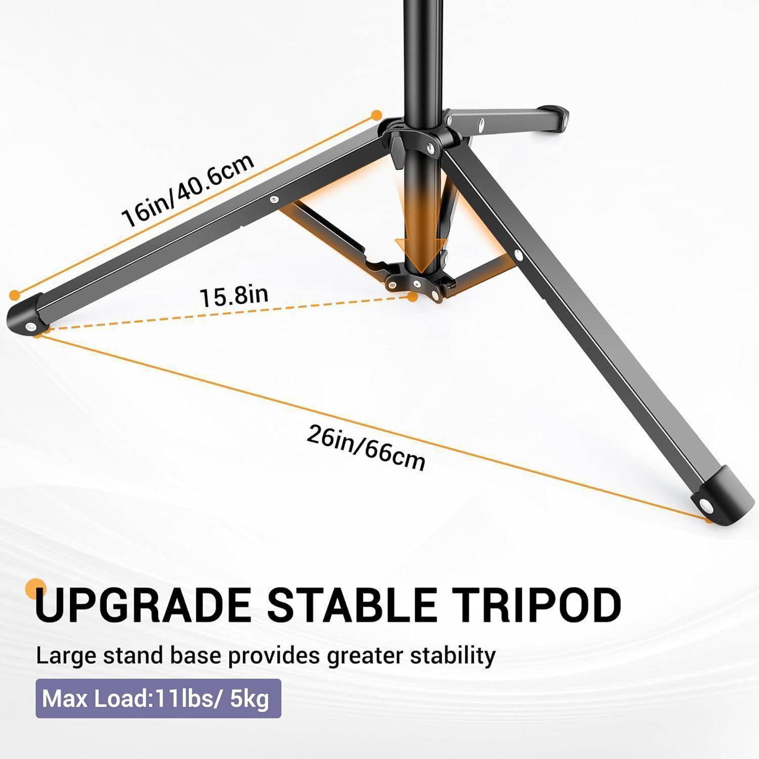 Victiv 224cm Handy Stativ mit Schwanenhals für Canon DSLR & iPhone 15