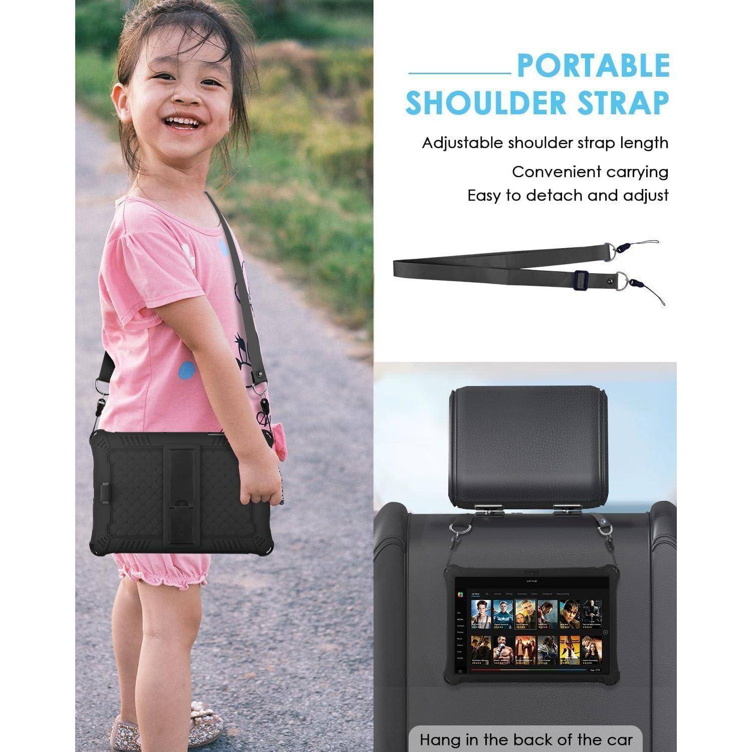 Silicone Hülle Samsung Galaxy Tab A9 Plus 11 Zoll Schutzhülle Blau