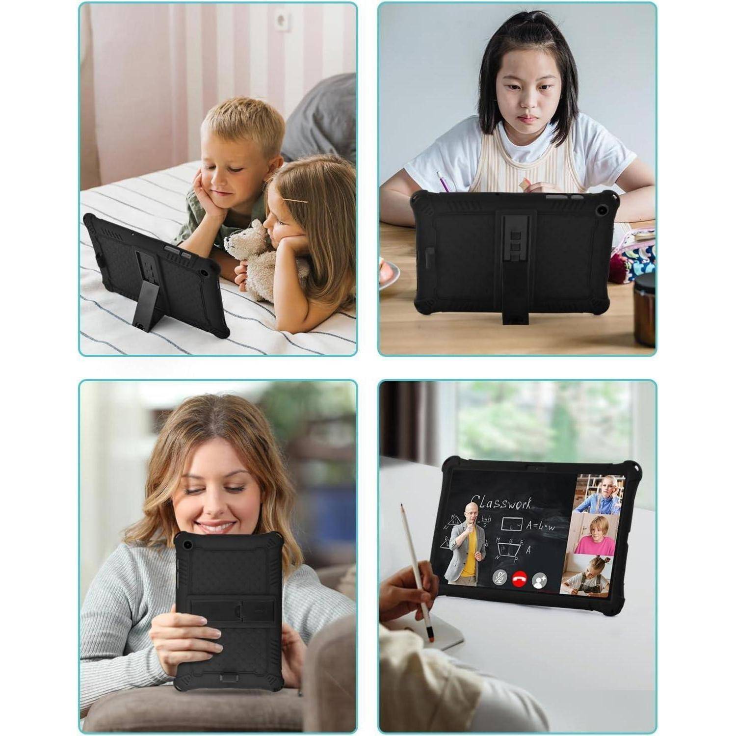 Silicone Hülle Samsung Galaxy Tab A9 Plus 11 Zoll Schutzhülle Blau