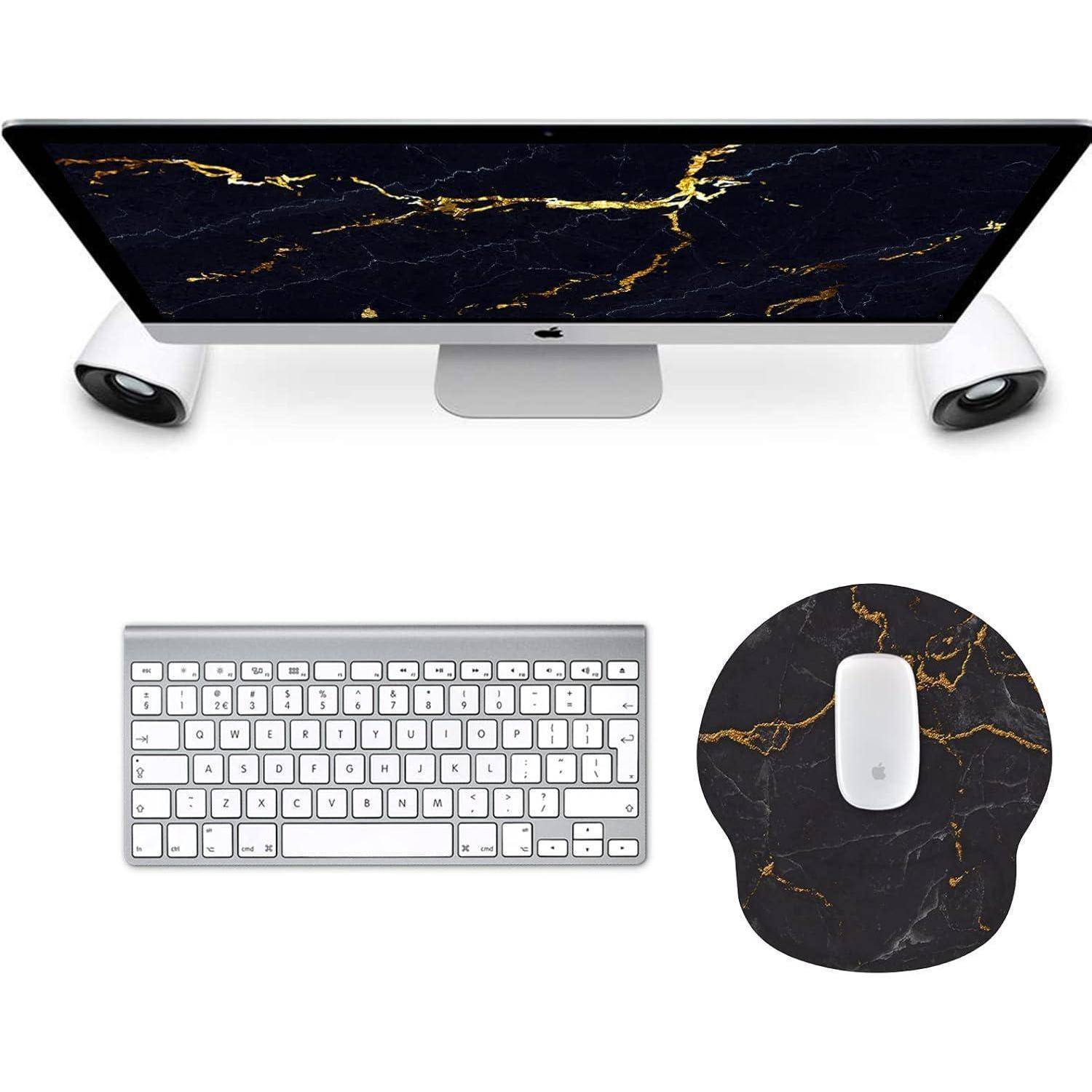 Ergonomisches Mauspad mit Gelkissen und Handauflage für Laptop Gaming
