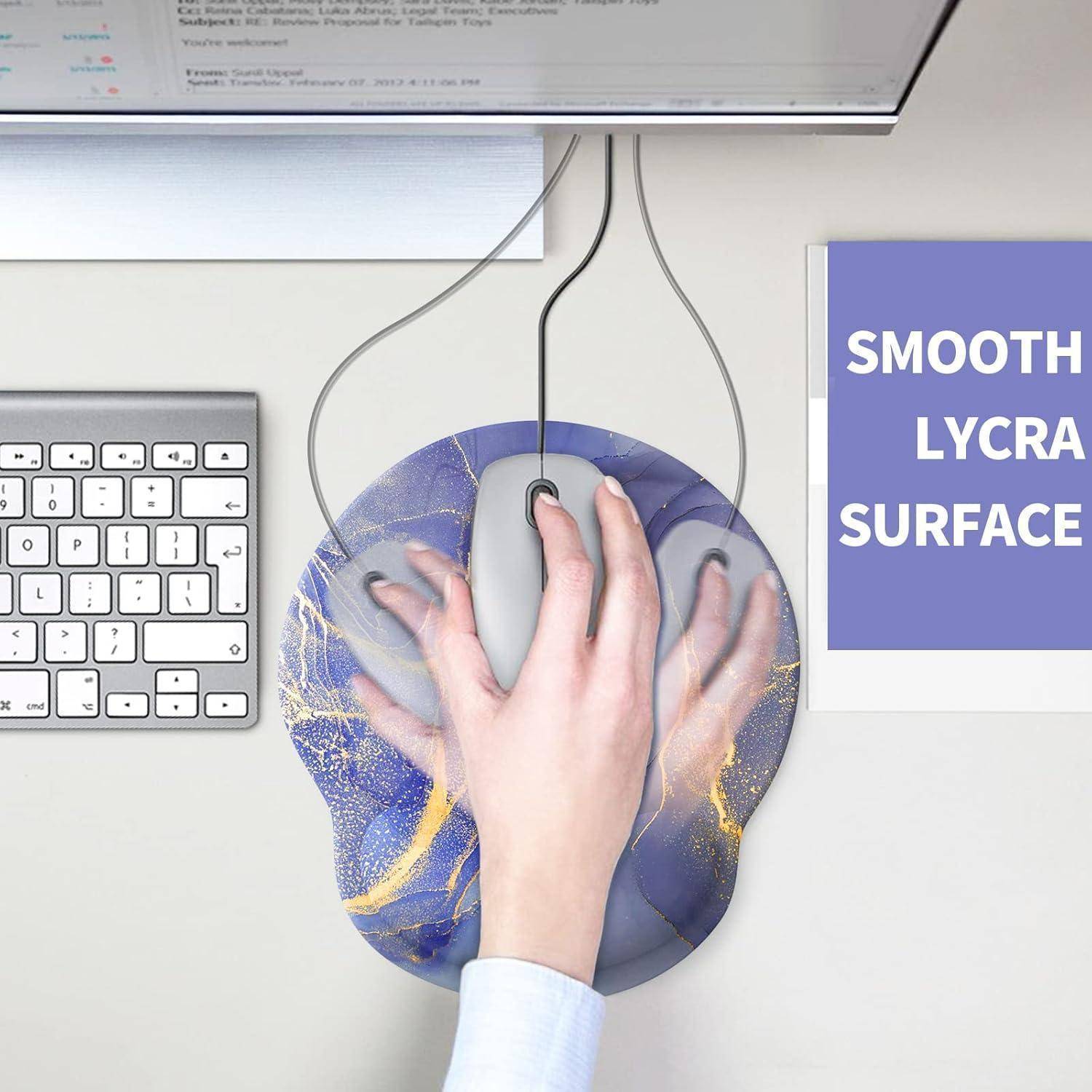 Ergonomisches Mousepad mit Handauflage und Gelkissen