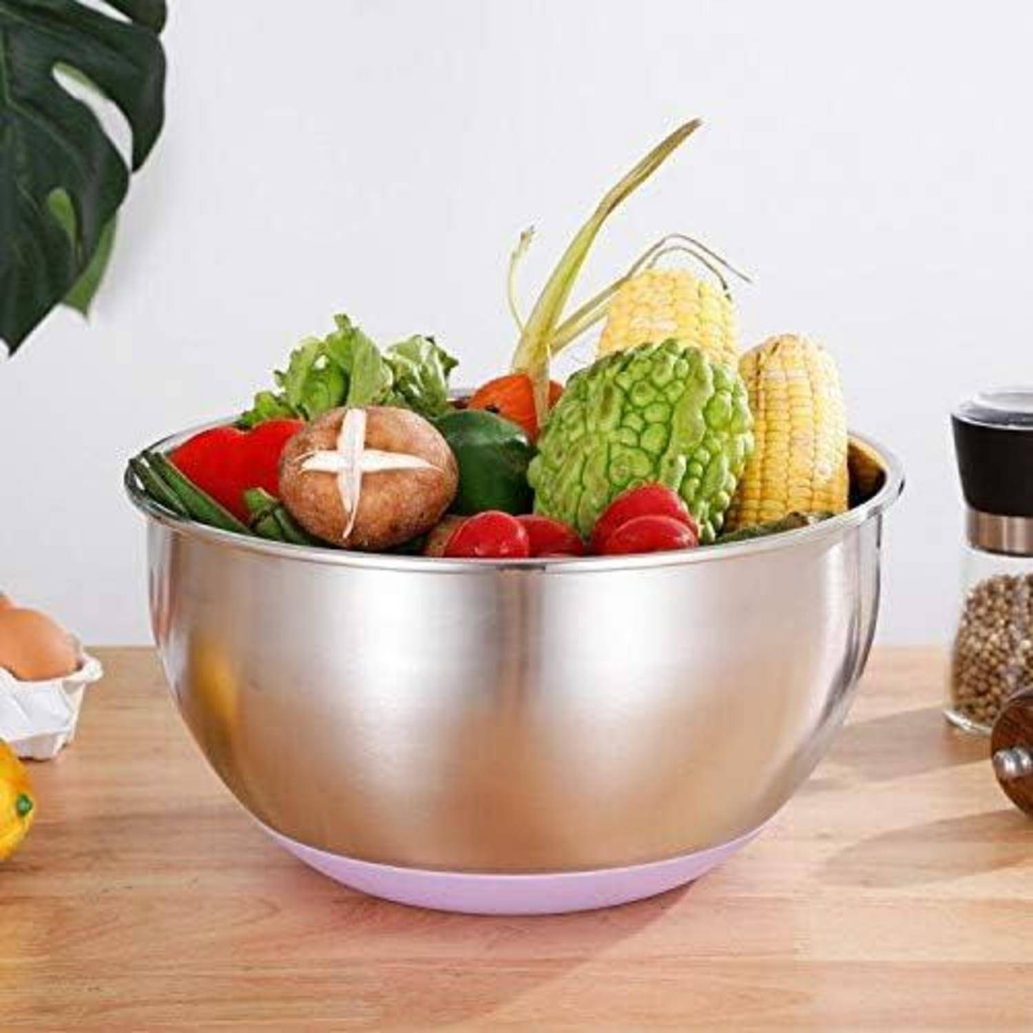 Küchenschüssel Edelstahl Multifunktional 28cm Rührschüssel