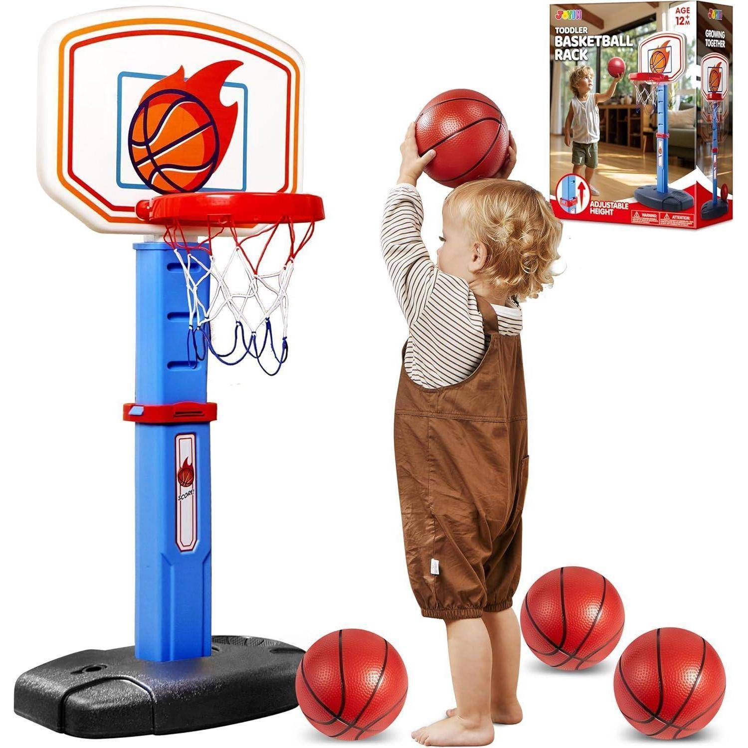 Kinder Basketballkorb mit Ständer Höhenverstellbarer Mini