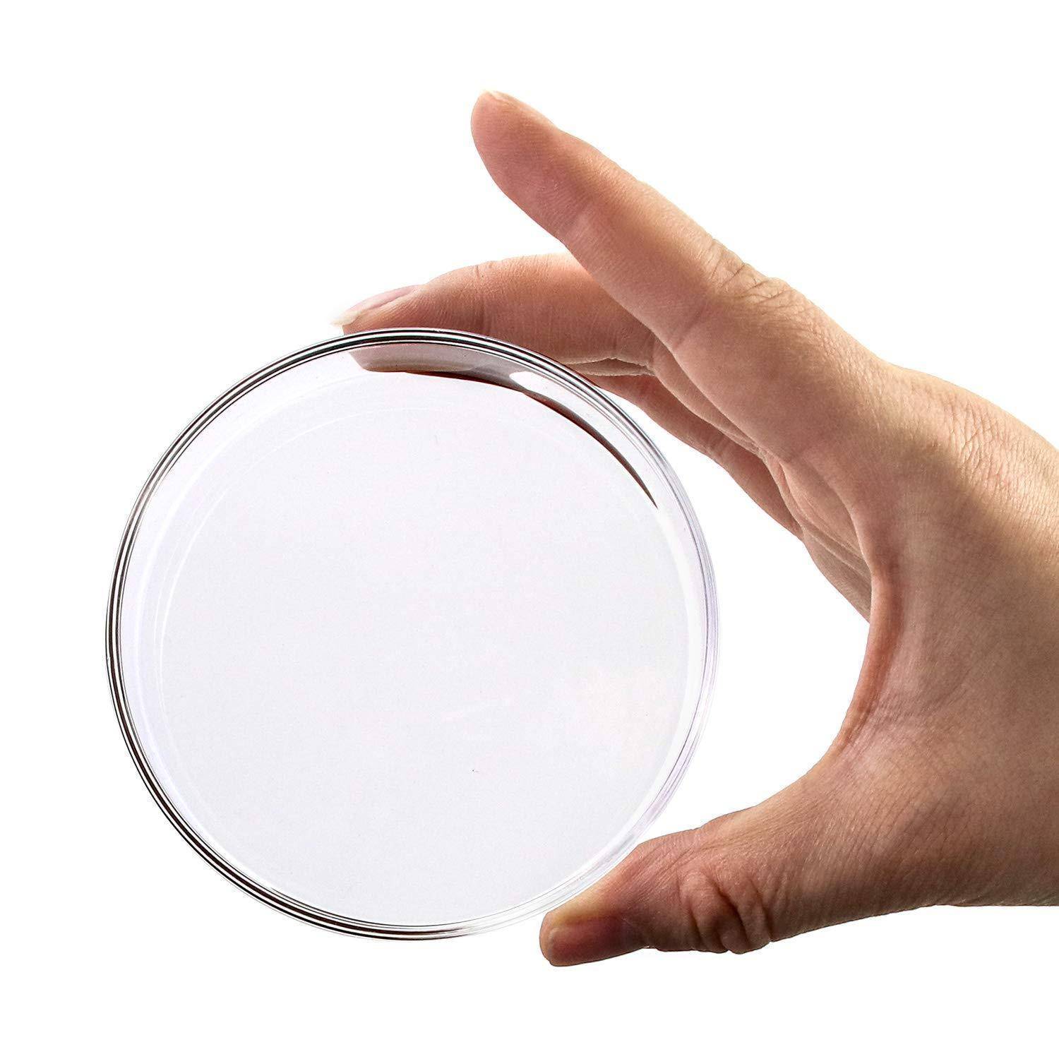 Glas Petrischalen mit Deckel Sterilisiert 90mm x 20mm, 5 Stück