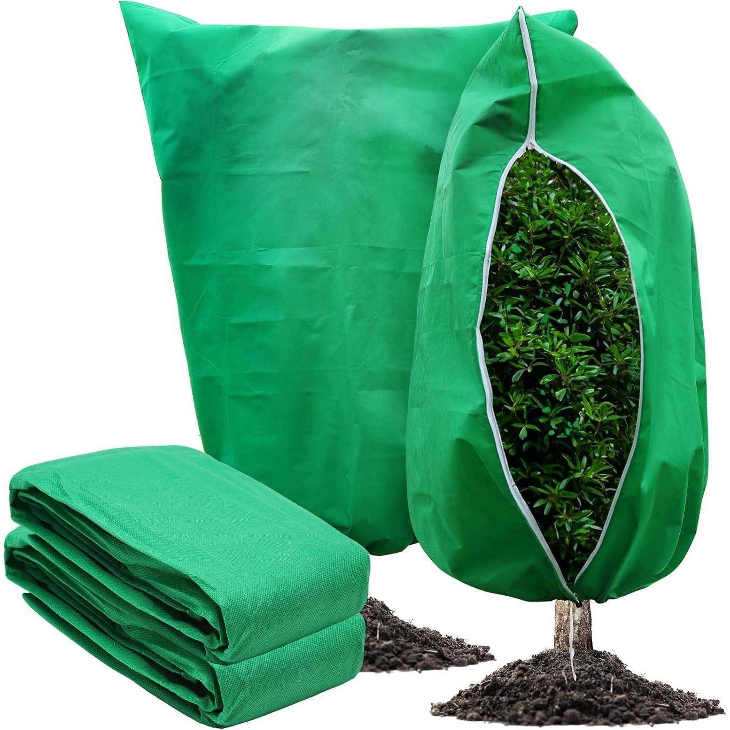 2er Pack Pflanzenabdeckungen 120x180cm Frostschutz und Pflanzenschutz