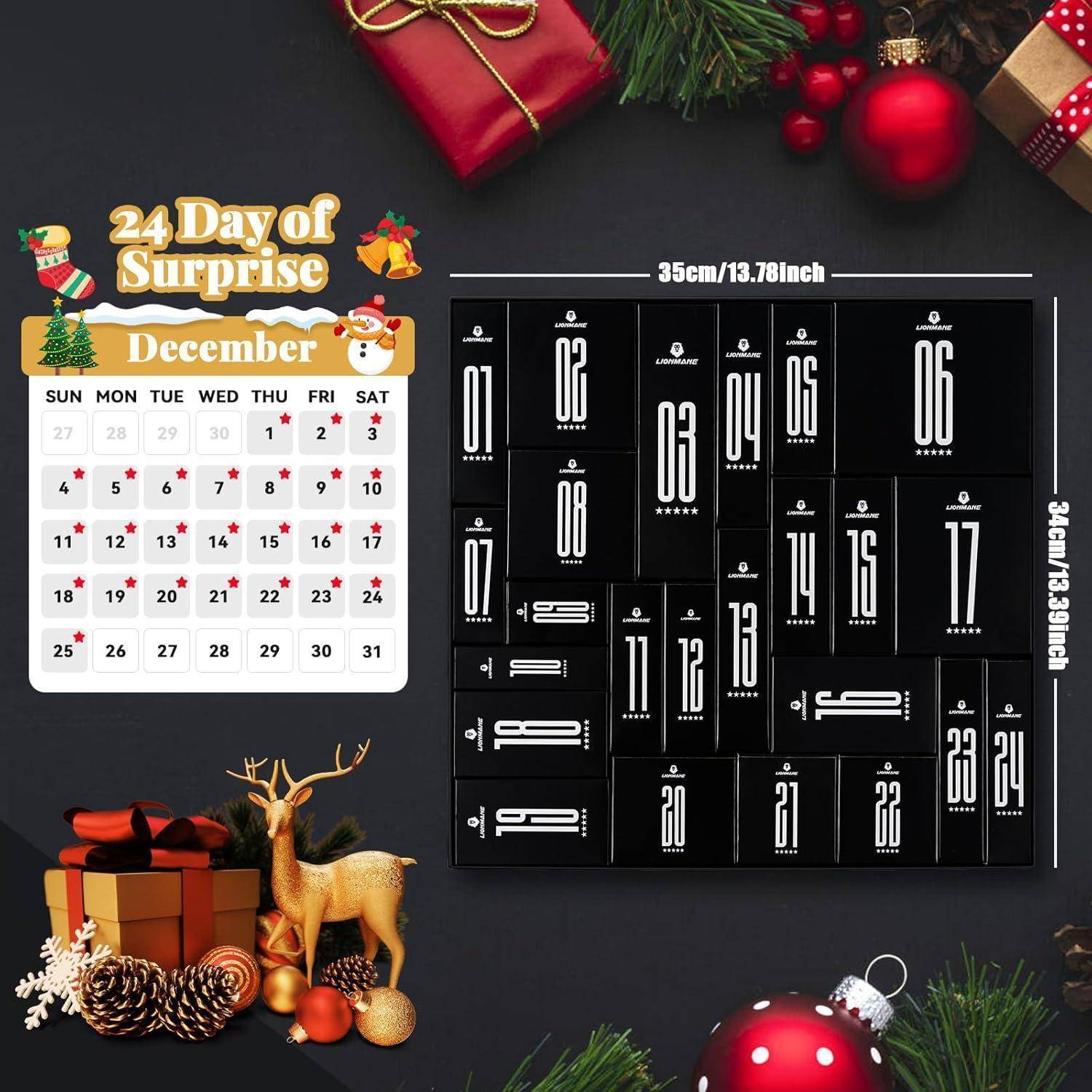 Adventskalender Männer Bartpflege Set 2024 Lionmane 24