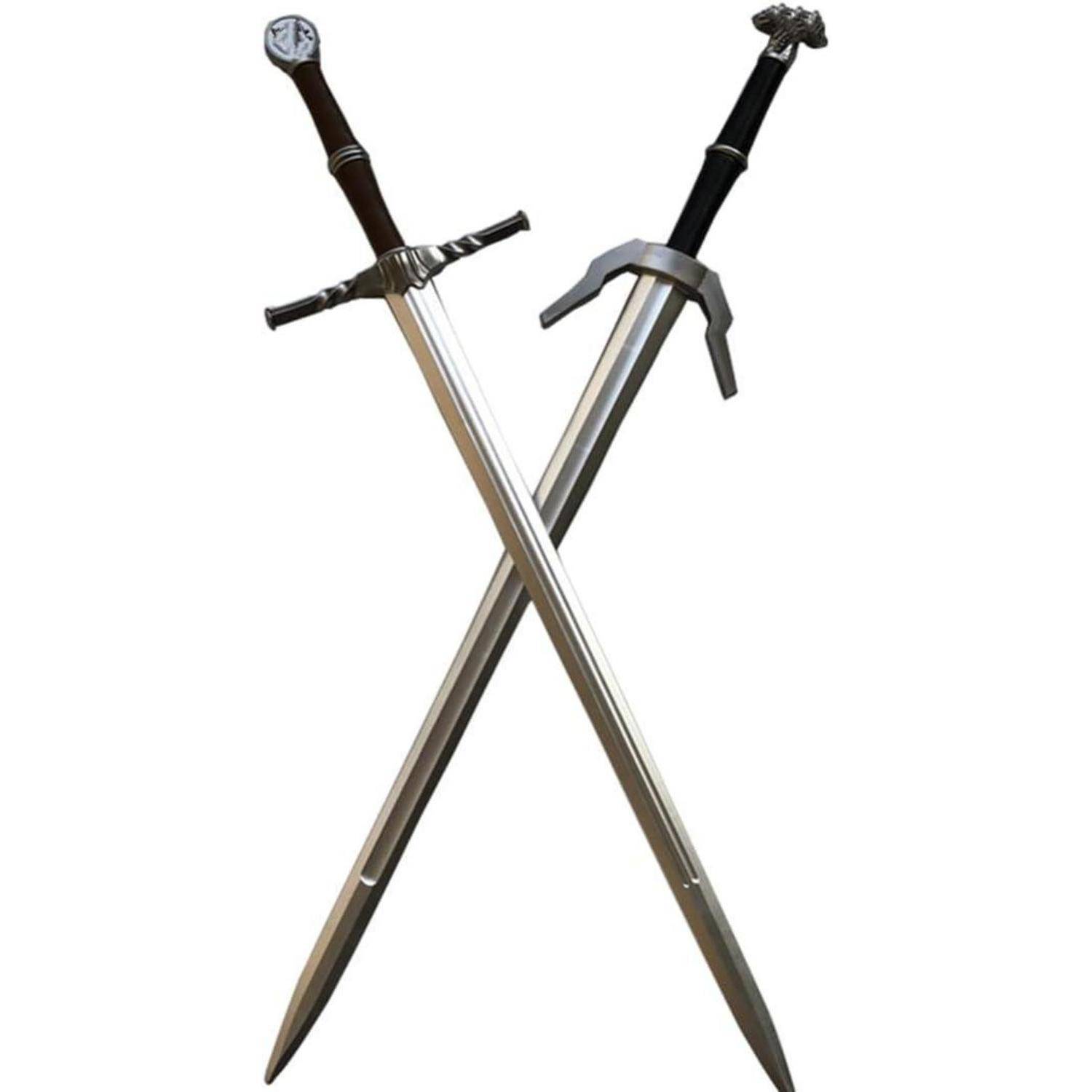 Halloween Cosplay Schwert Set 105 cm LARP Rollenspiel Wandmontage