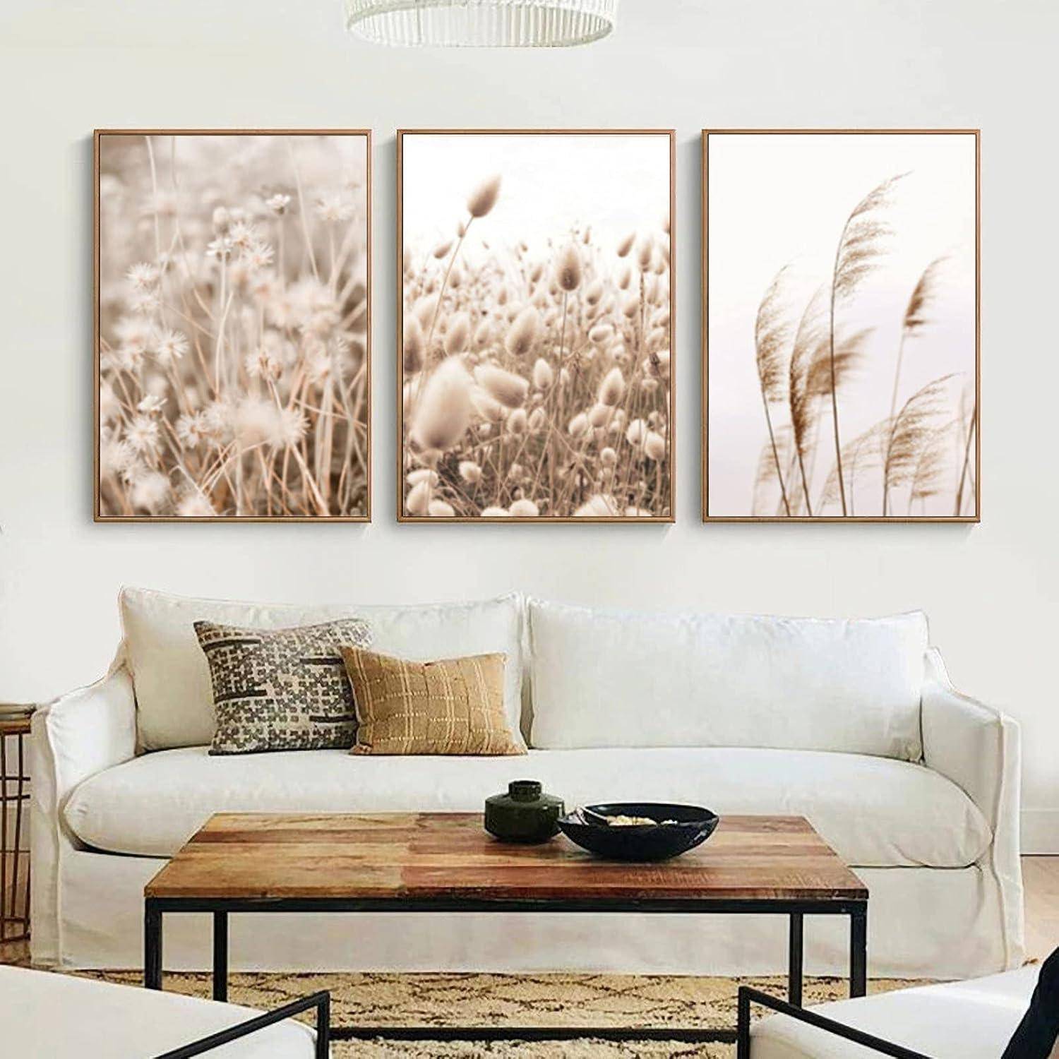 Poster Set 3 Pampas Wanddeko Wohnzimmer Schlafzimmer Flur 21x30cm C
