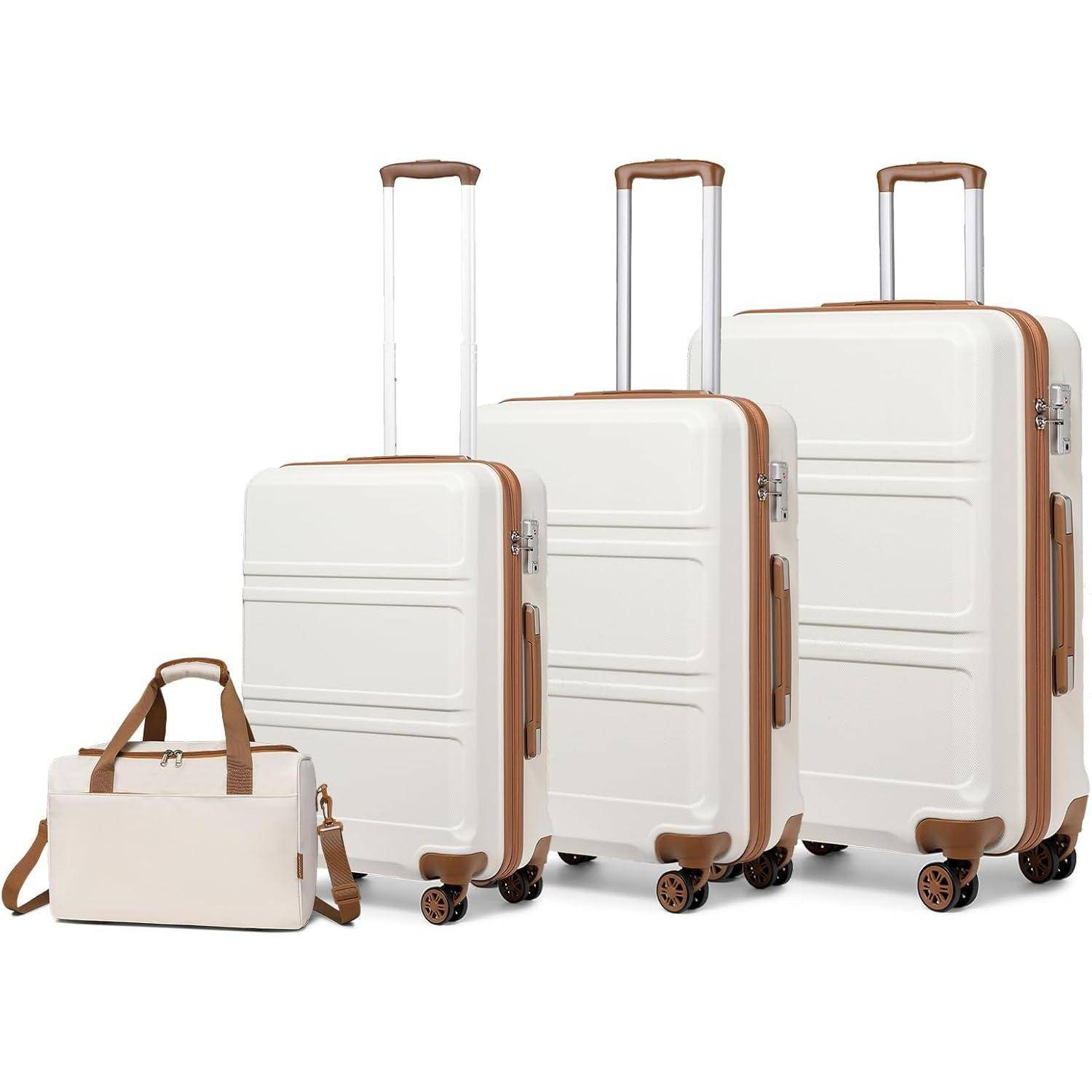 Kofferset 4tlg. Hartschale TSA-Schloss Trolley Set 55/65/74cm Ryanair