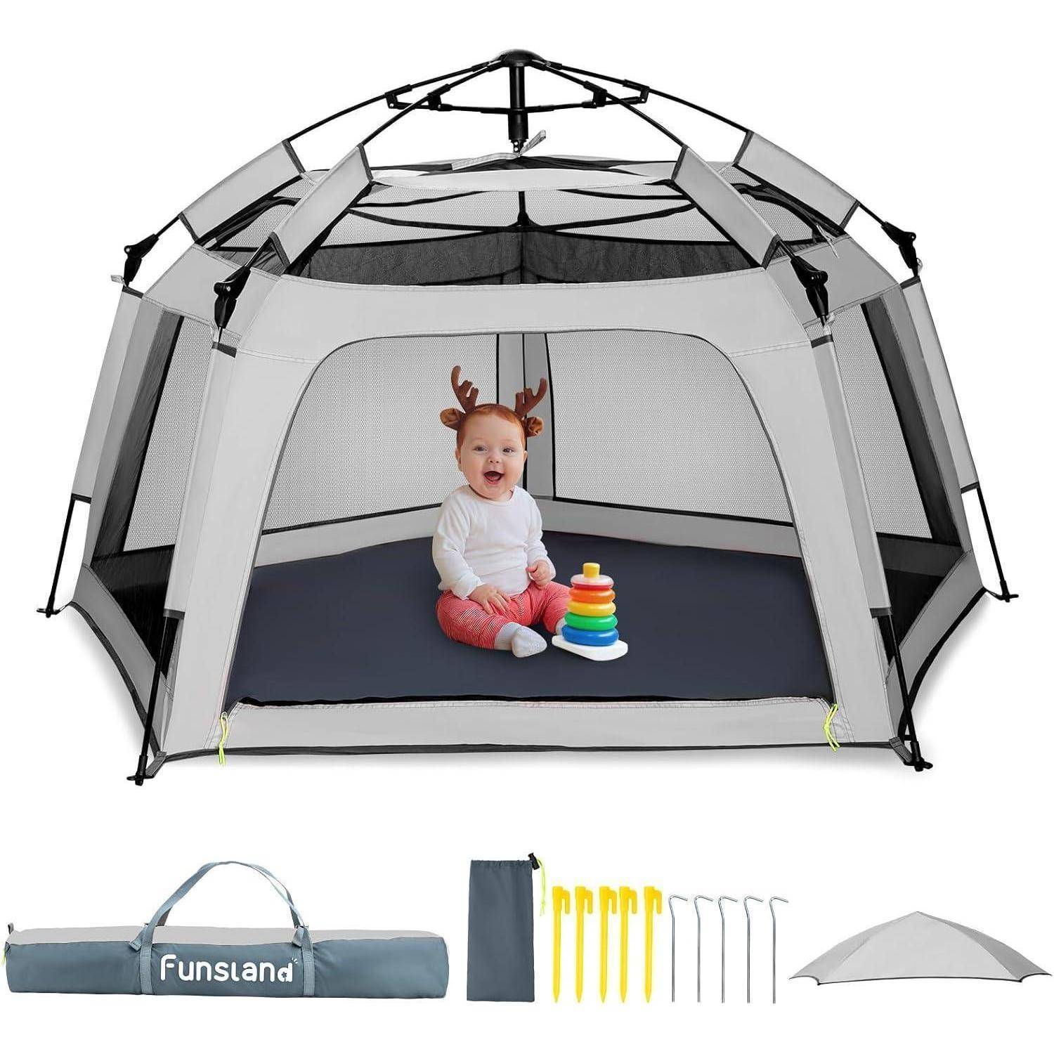 Spielzelt für Kinder 3-6 Jahre, Indoor Outdoor, Pop