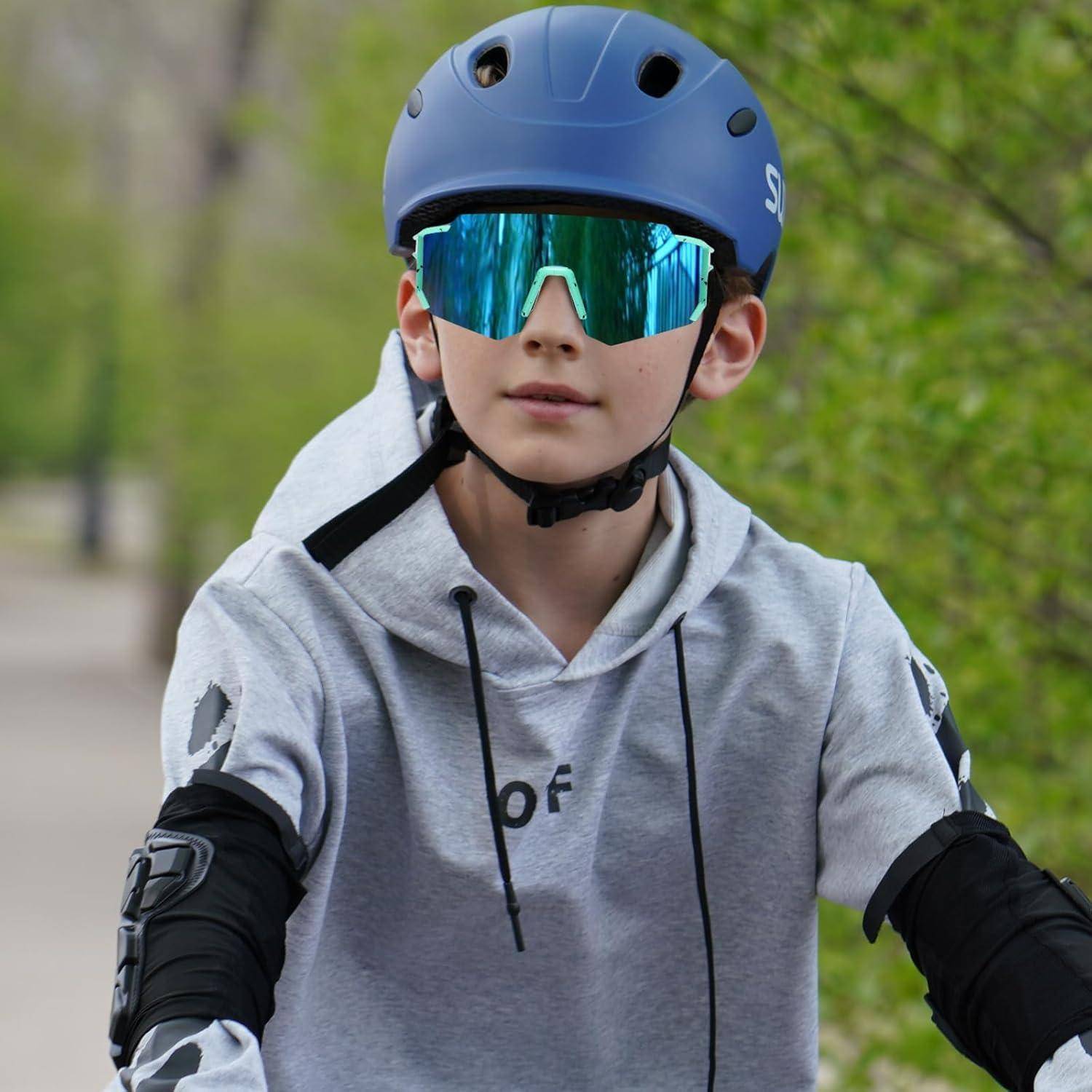 Polarisierte Jugend Sport Sonnenbrille UV400 TR90 Rahmen Mädchen