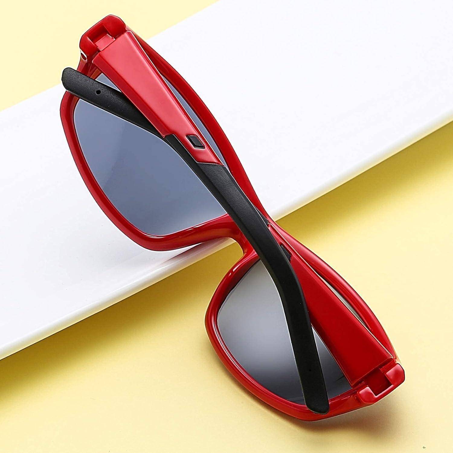 Kinder Polarisierte Sonnenbrille Flexible Gummi UV400 Schutz