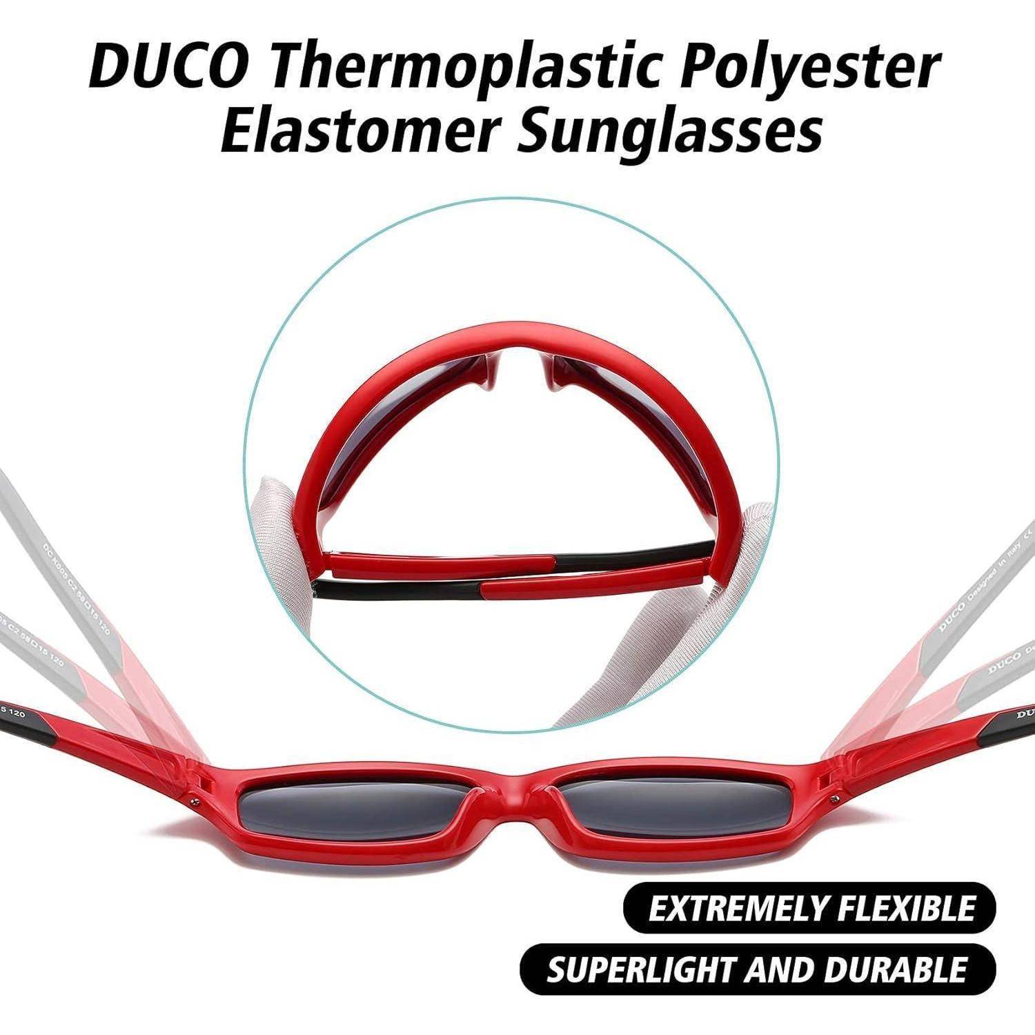 Kinder Polarisierte Sonnenbrille Flexible Gummi UV400 Schutz