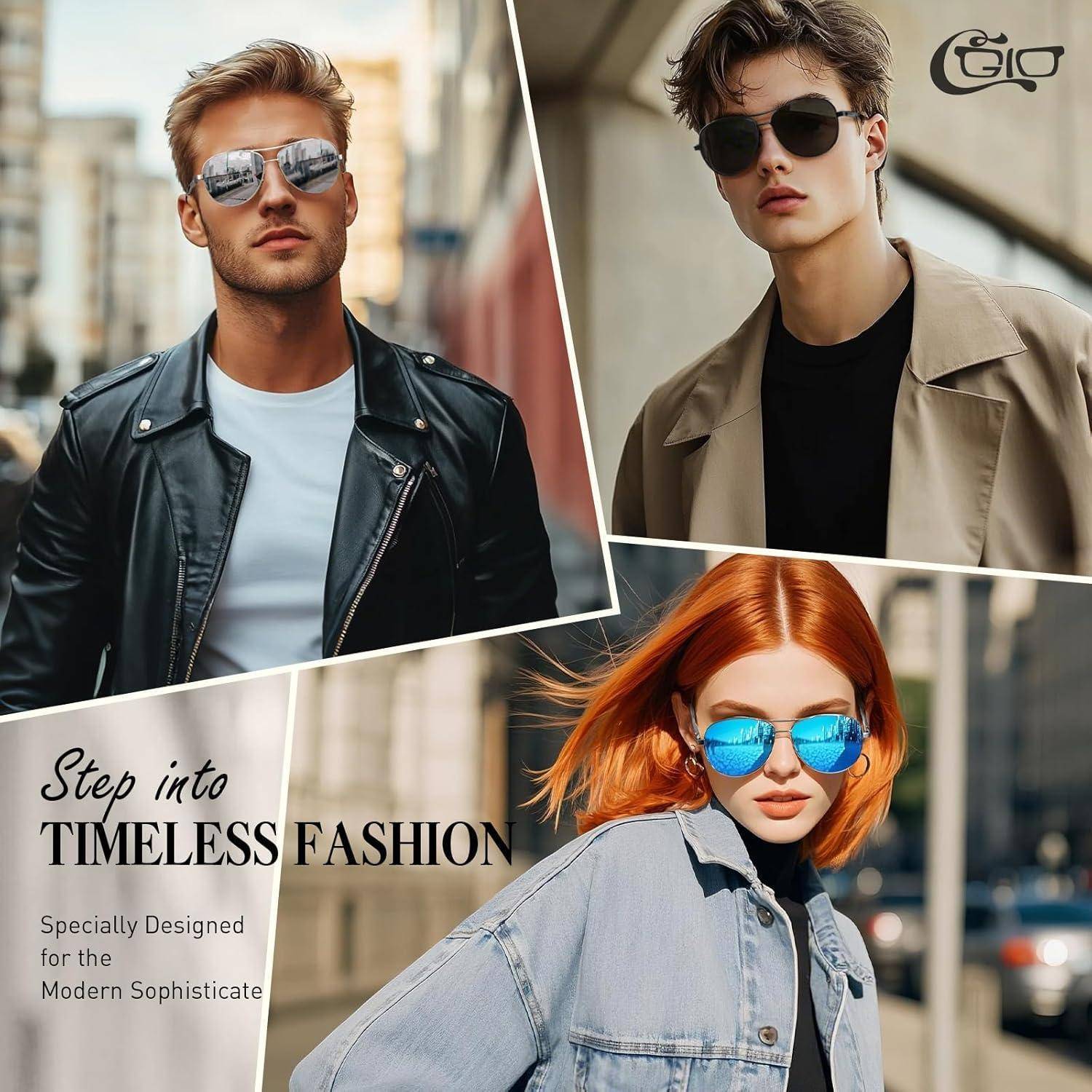 Sonnenbrille Herren Pilotenbrille Polarisiert Ultraleicht