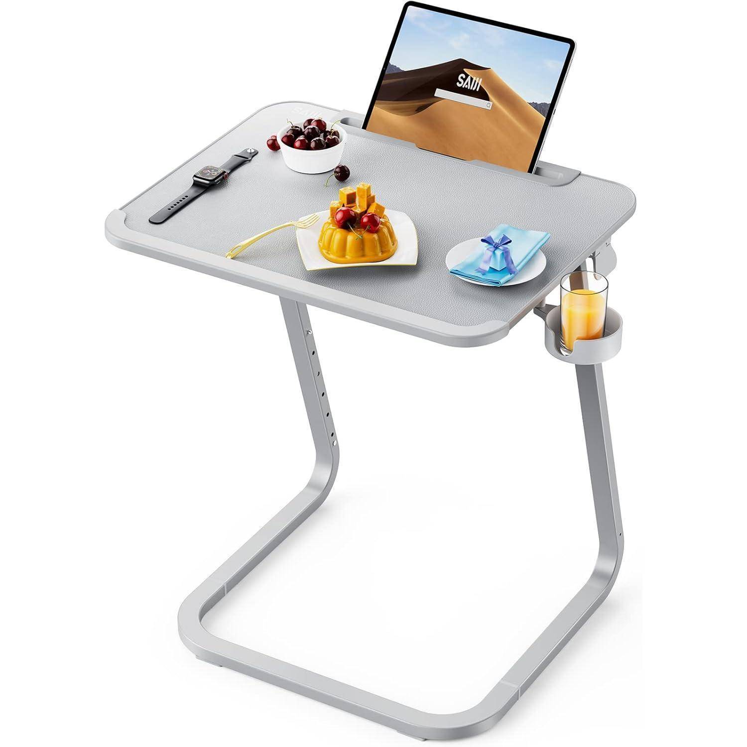 Tisch Beistelltisch Doppelnutzung Laptoptisch höhenverstellbar 55x39cm