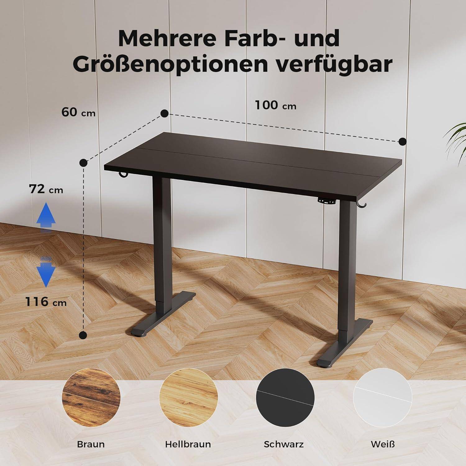 Höhenverstellbarer Schreibtisch Elektrisch Stabil mit