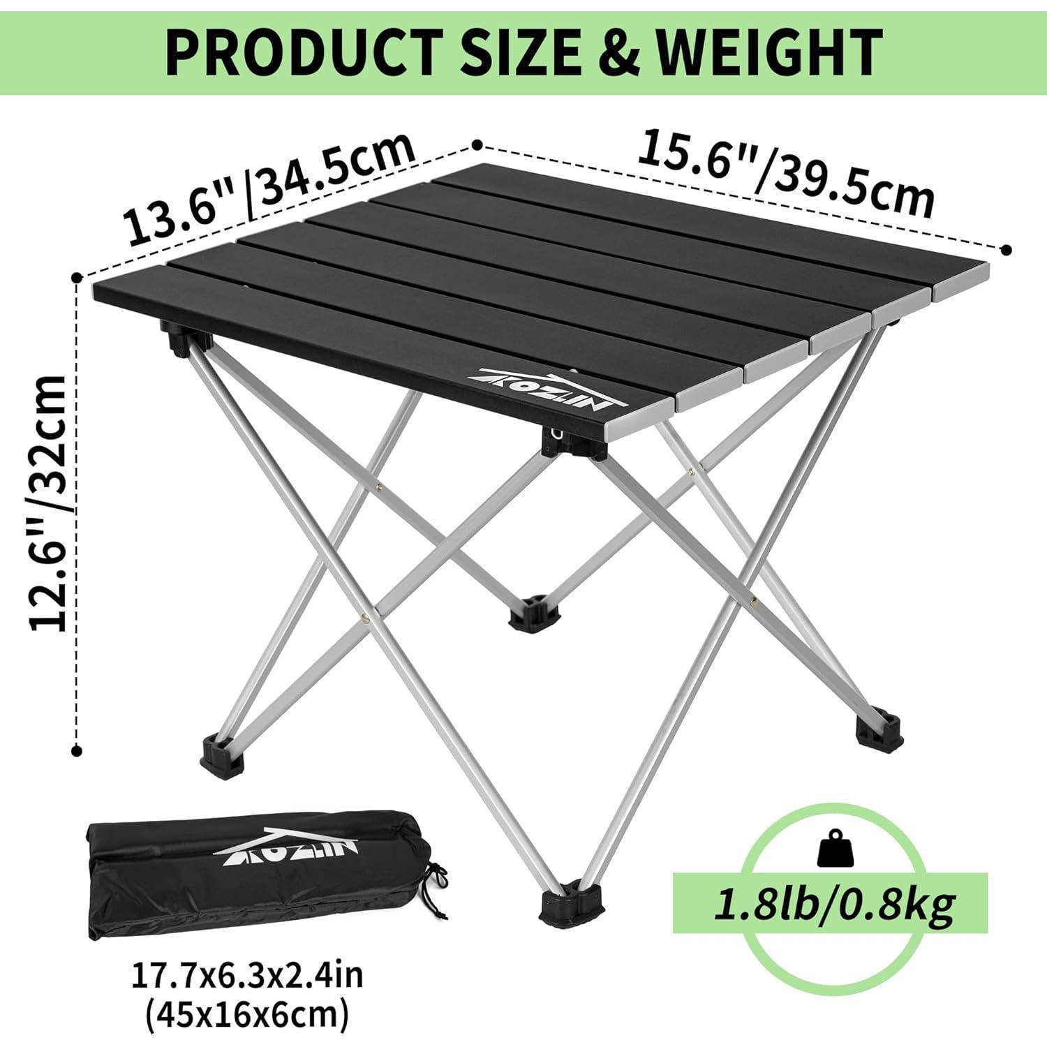 Klappbarer Campingtisch Aluminium Tragbar Picknicktisch Faltbar