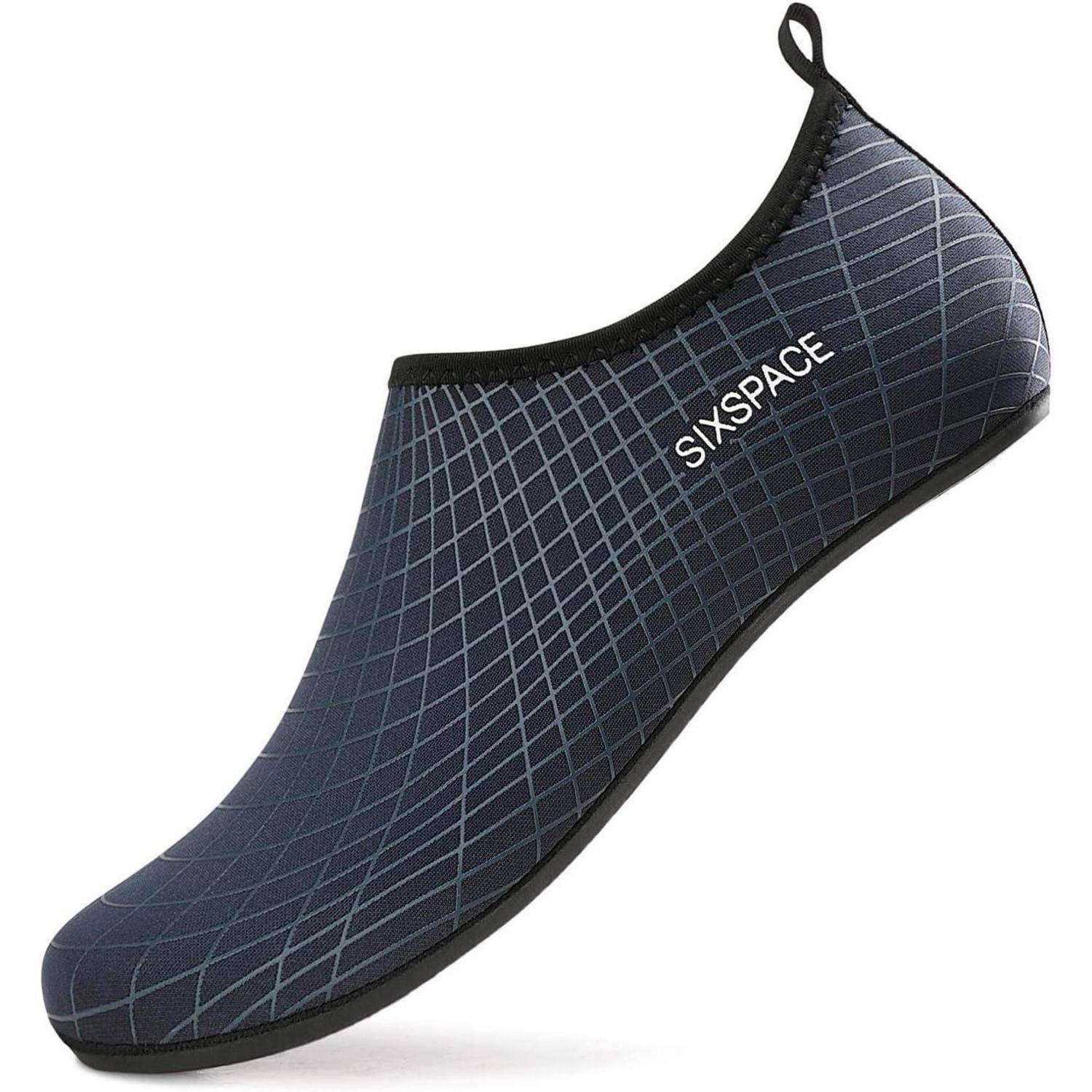 Badeschuhe Herren Damen Wasserschuhe Slip On Pool 36 EU 490 Dunkelblau