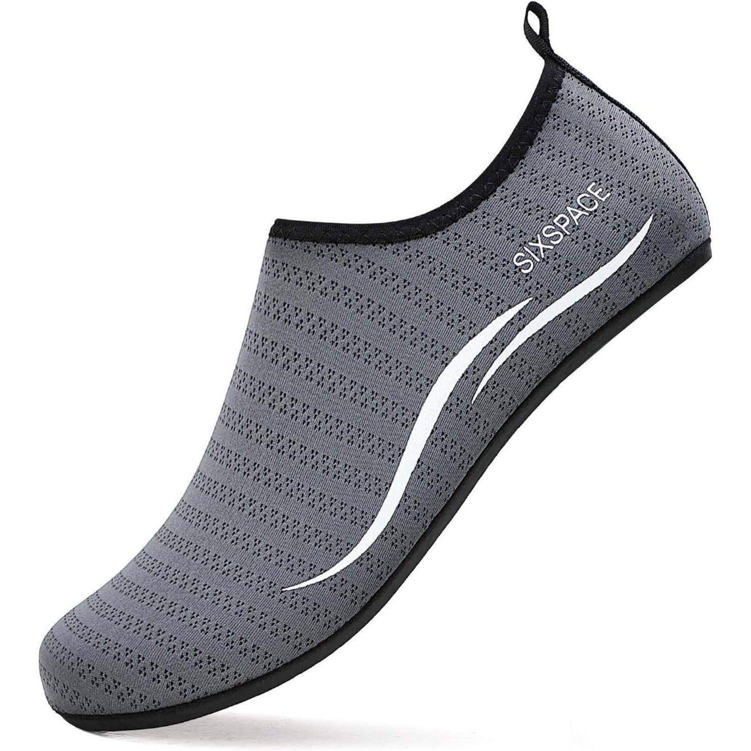 Badeschuhe Wasserschuhe Aquaschuhe Strandschuhe Herren 36 EU 485 Grau