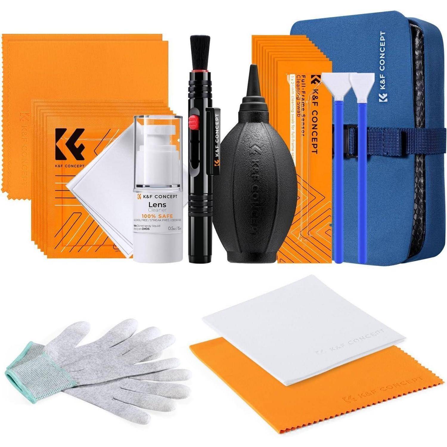Reinigungsset DSLR Objektive Filter 23-in-1（With Liquid）