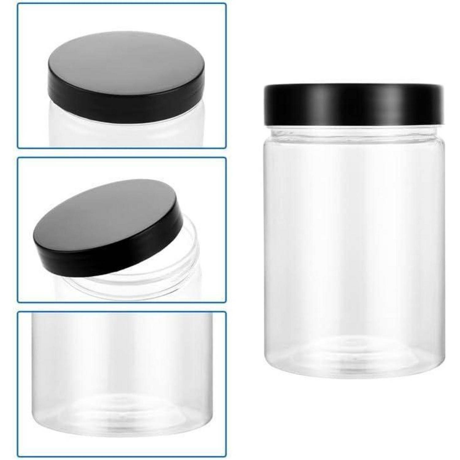 Vorratsdosen luftdicht BPAfrei Deckel transparent 20er Set 300ml