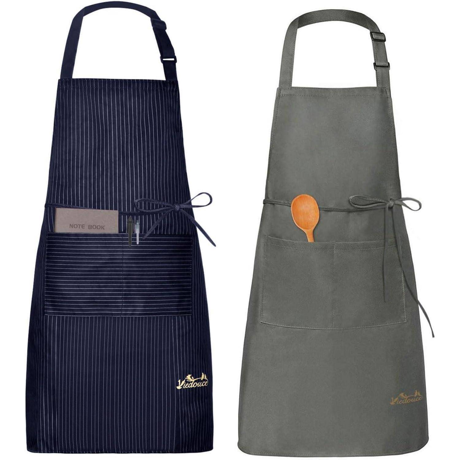 Schürze Marineblau &amp; Grau Wasserdichtes Verbundmaterial