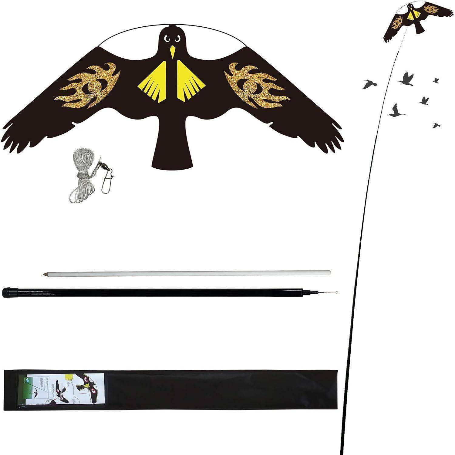 Cometa Espantapájaros Voladora Protector Aves 4.0 Meter Rot-4M Stange