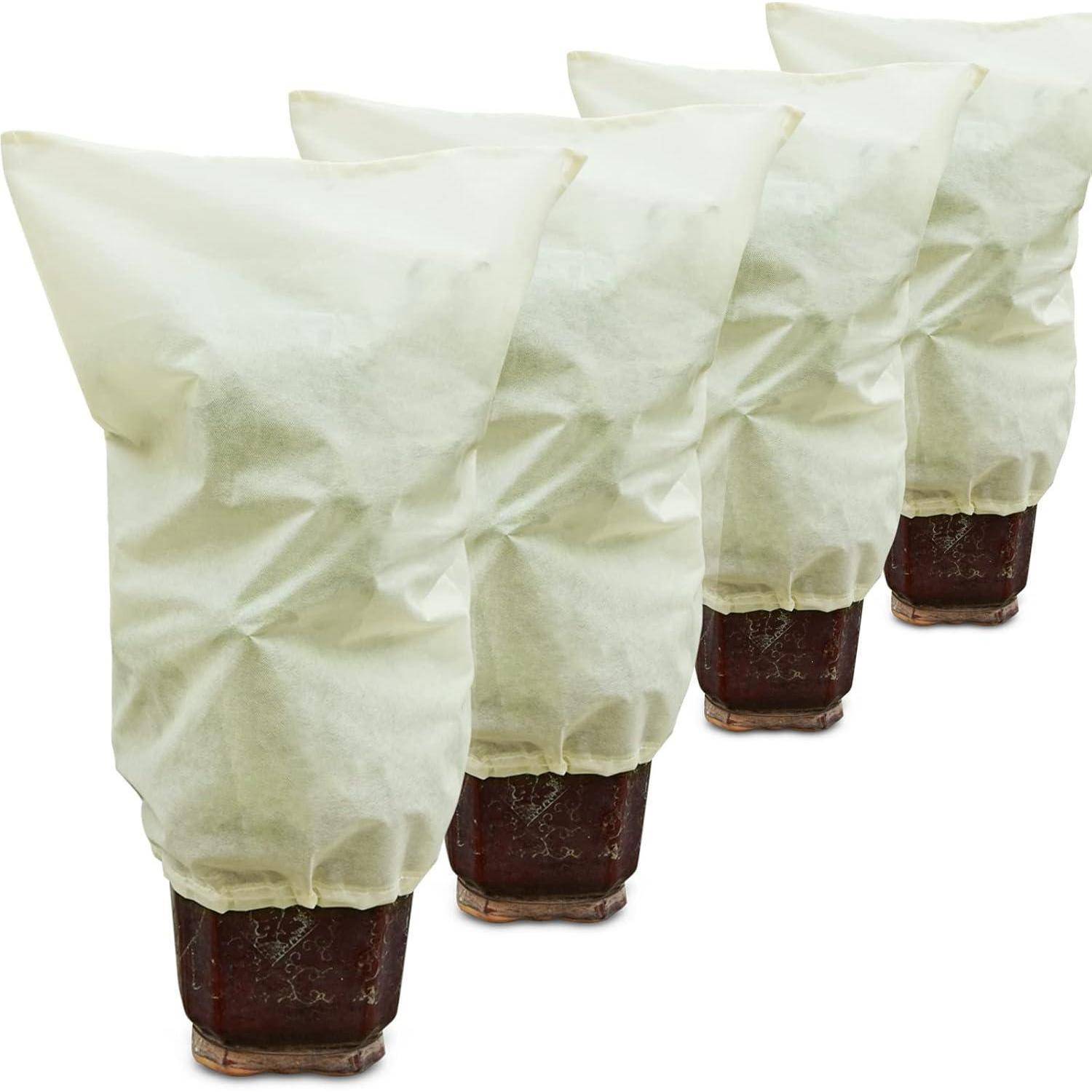 4er Pack Winterschutz-Haube 80x100cm Frostschutzvlies Pflanzen