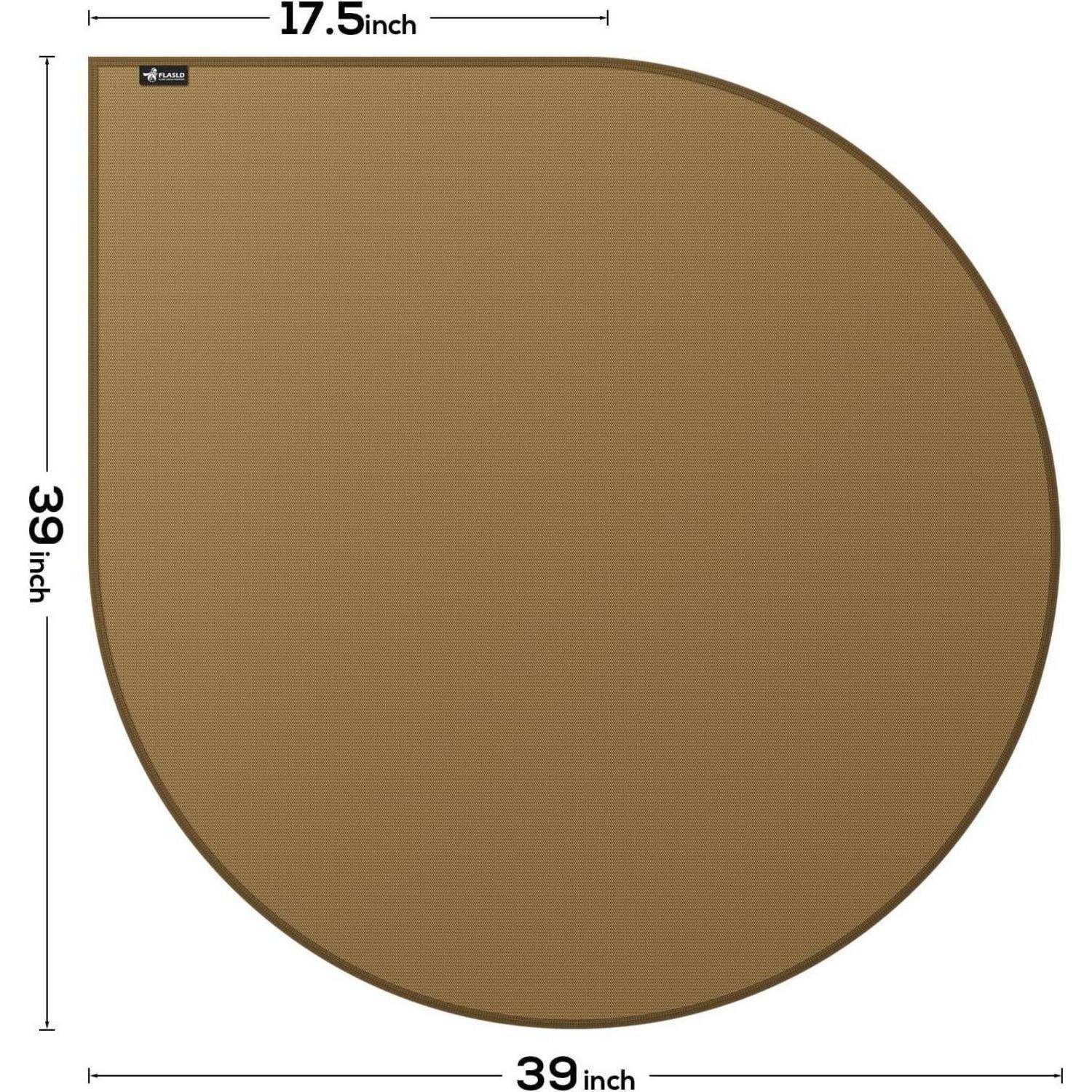 Kaminbodenplatte 100x100 cm Bodenblech 100×100 cm Braun