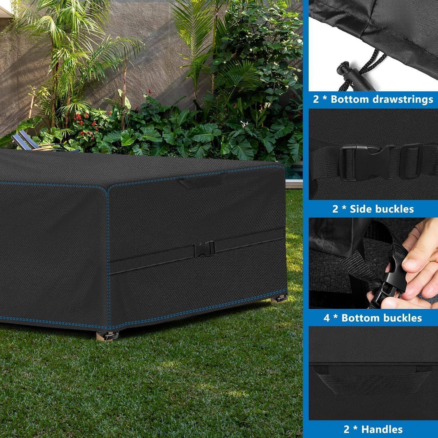 Gartenmöbel Abdeckung 420D Oxford Wasserdicht UVbeständig 200×160×70cm