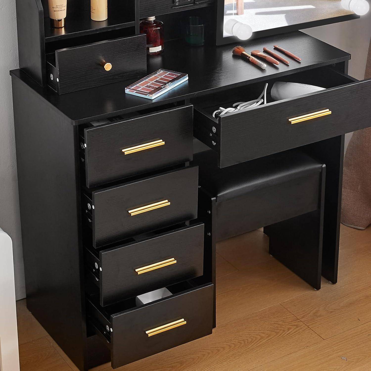 Schminktisch Spiegel Beleuchtung Hocker 3 Farbtemperaturen S33281217