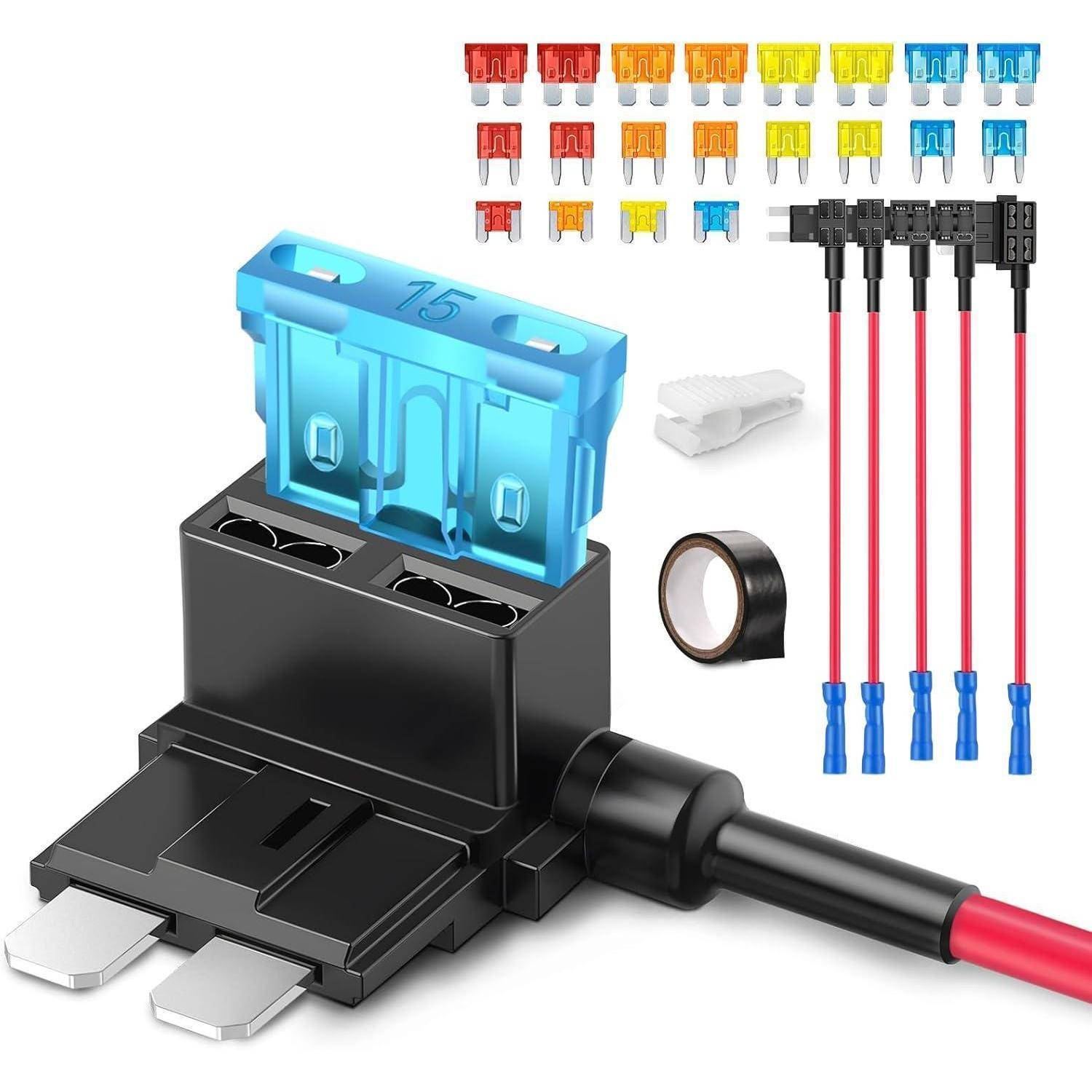 Stromdieb Kfz Stecksicherung Mini Micro 12 32V 6 Sicherungsadapter Set
