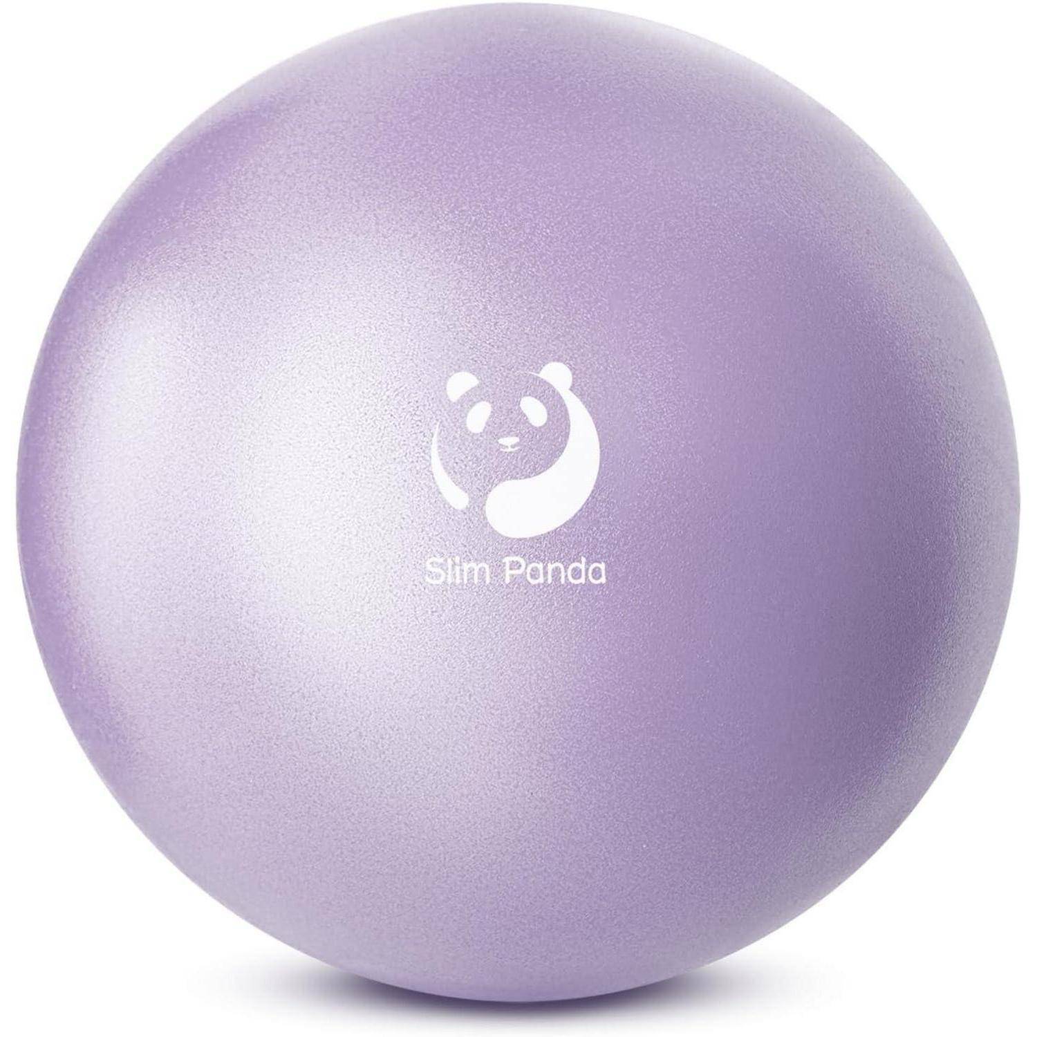 Gymnastikball Klein 23-25cm Pilates Aufblasbar Strohhalm Helles Lila