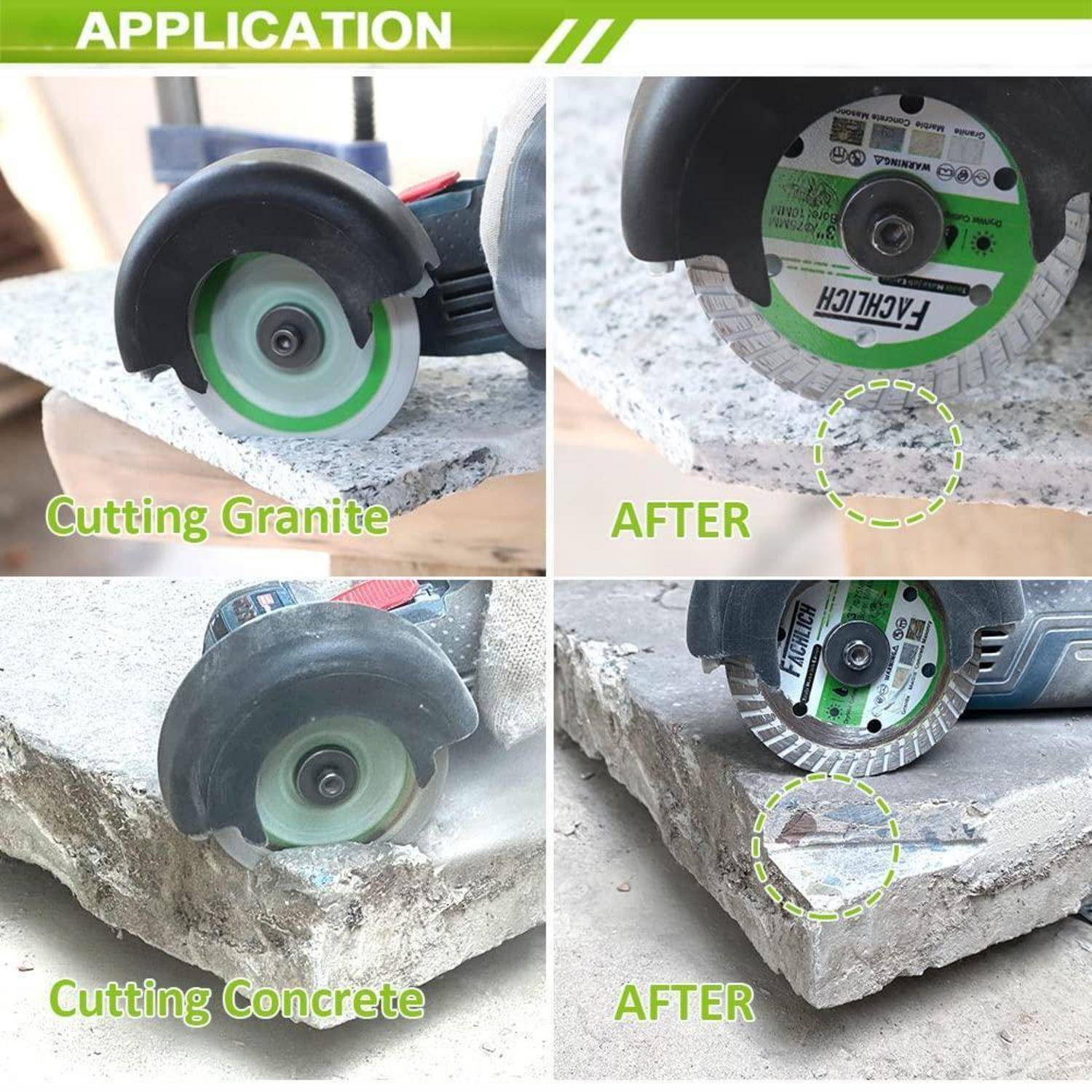 Diamant Trennscheibe 75mm Beton Granit 1 Trennscheibe für Beton