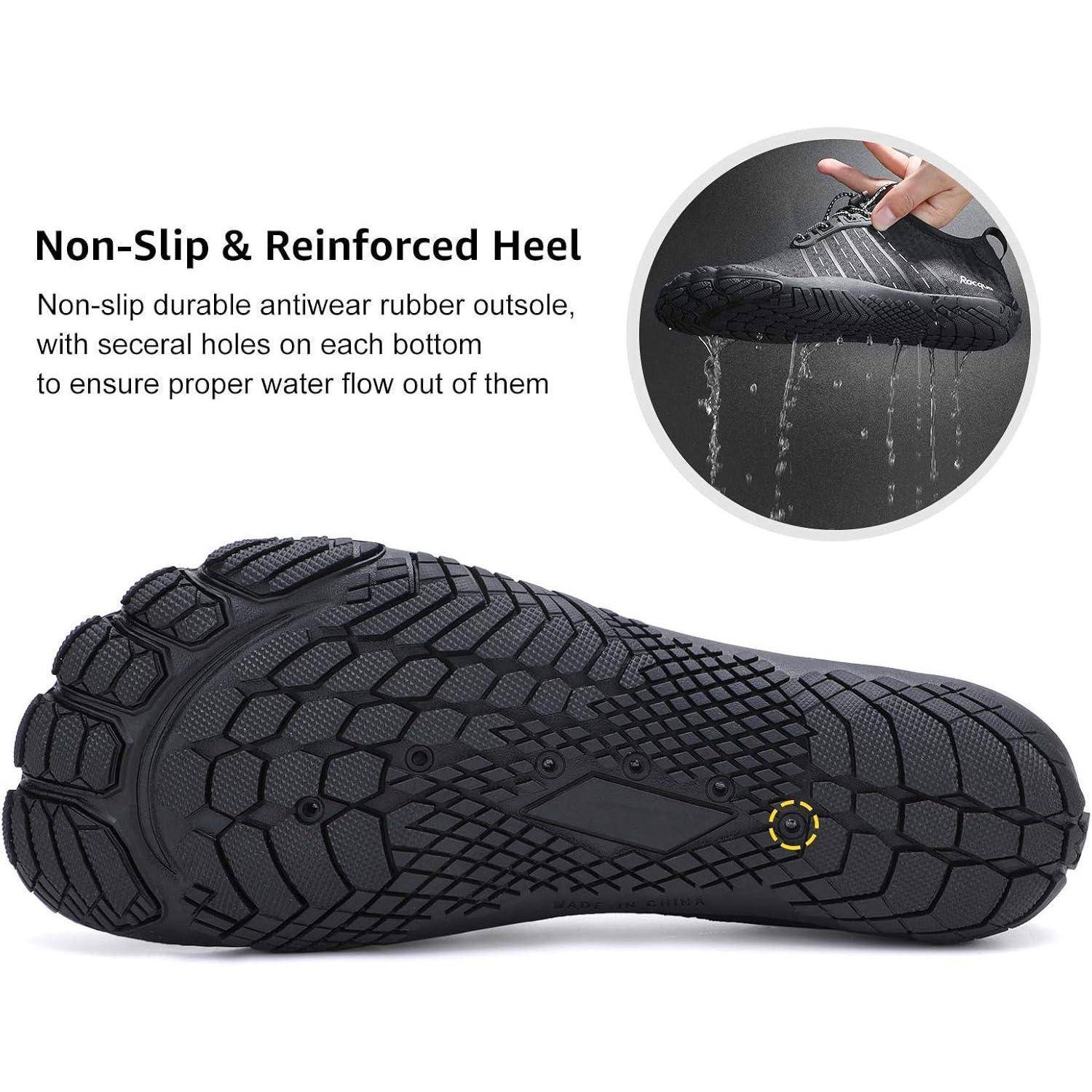 Wasserschuhe Mesh Composite Barfuß Herren 14 Women 13 Men Wz112 Black