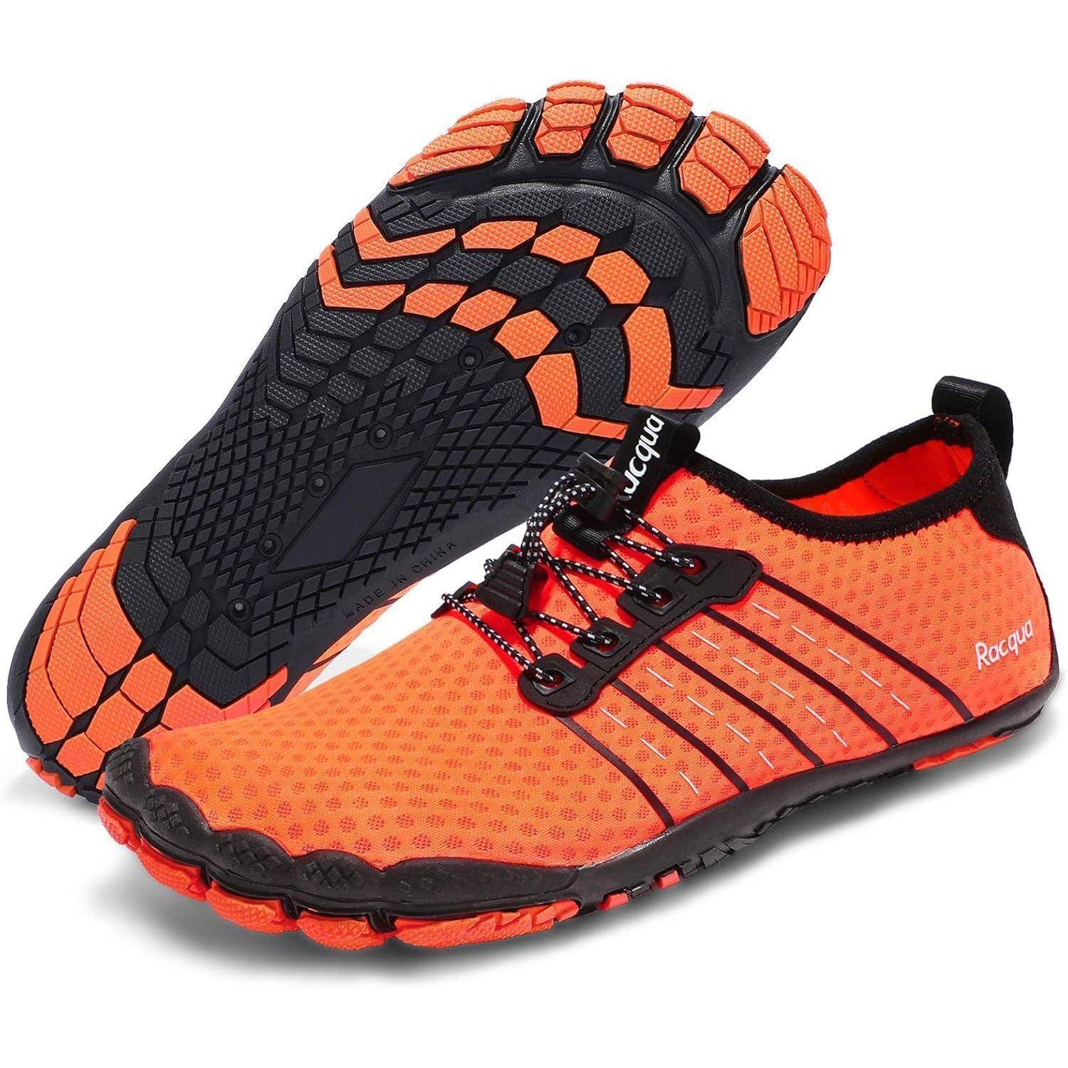 Wasserschuhe Barfuß Mesh Composite Herren 12 Women 11 Men Wz112 Orange