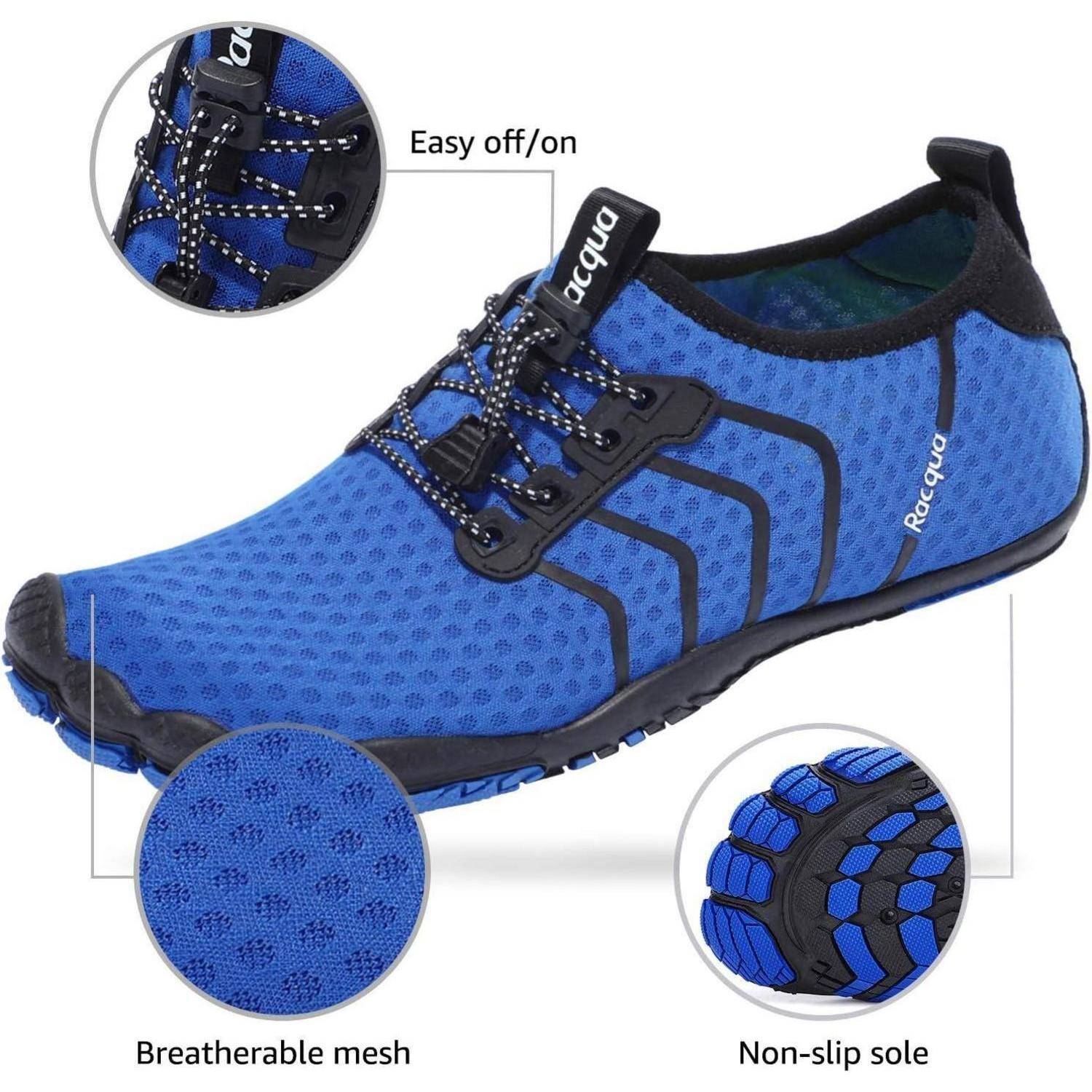Wasserschuhe Herren Damen Mesh Barfuß Composite 45 EU Wz111eu Blue