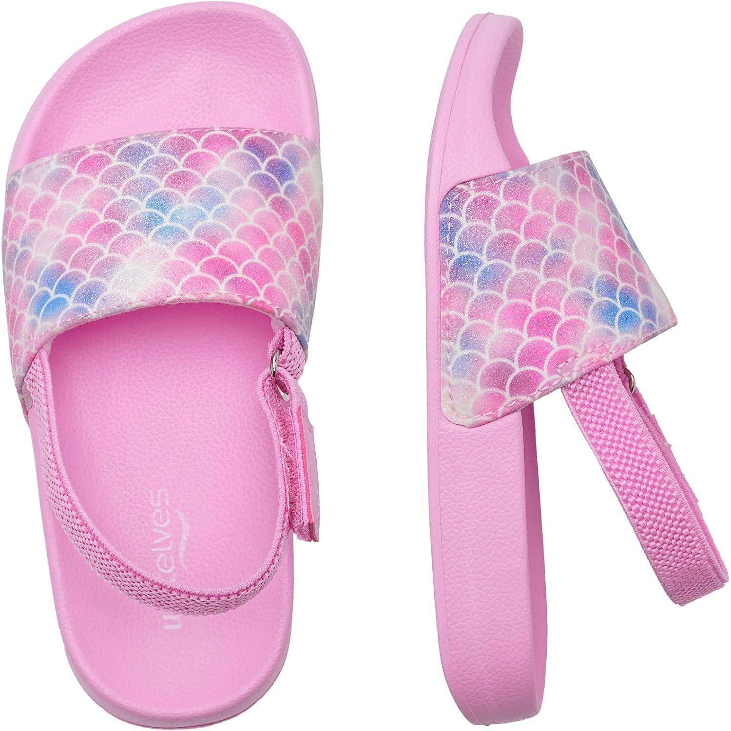 Badeschuhe Kinder Jungen Mädchen rutschfest 30 EU Rosa Glitzer