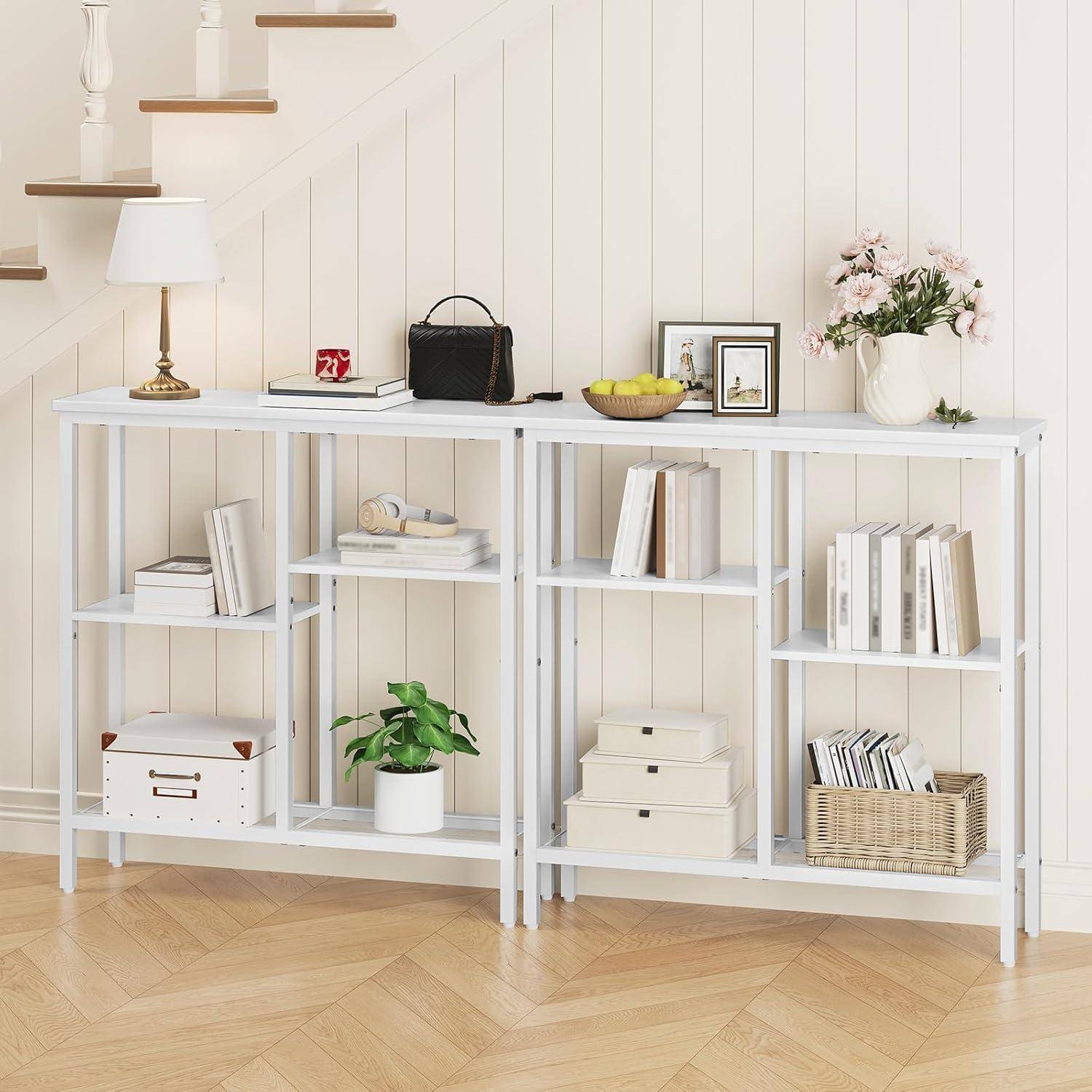 Konsolentisch Beistelltisch Flurtisch Sofatisch 75 cm Weiß