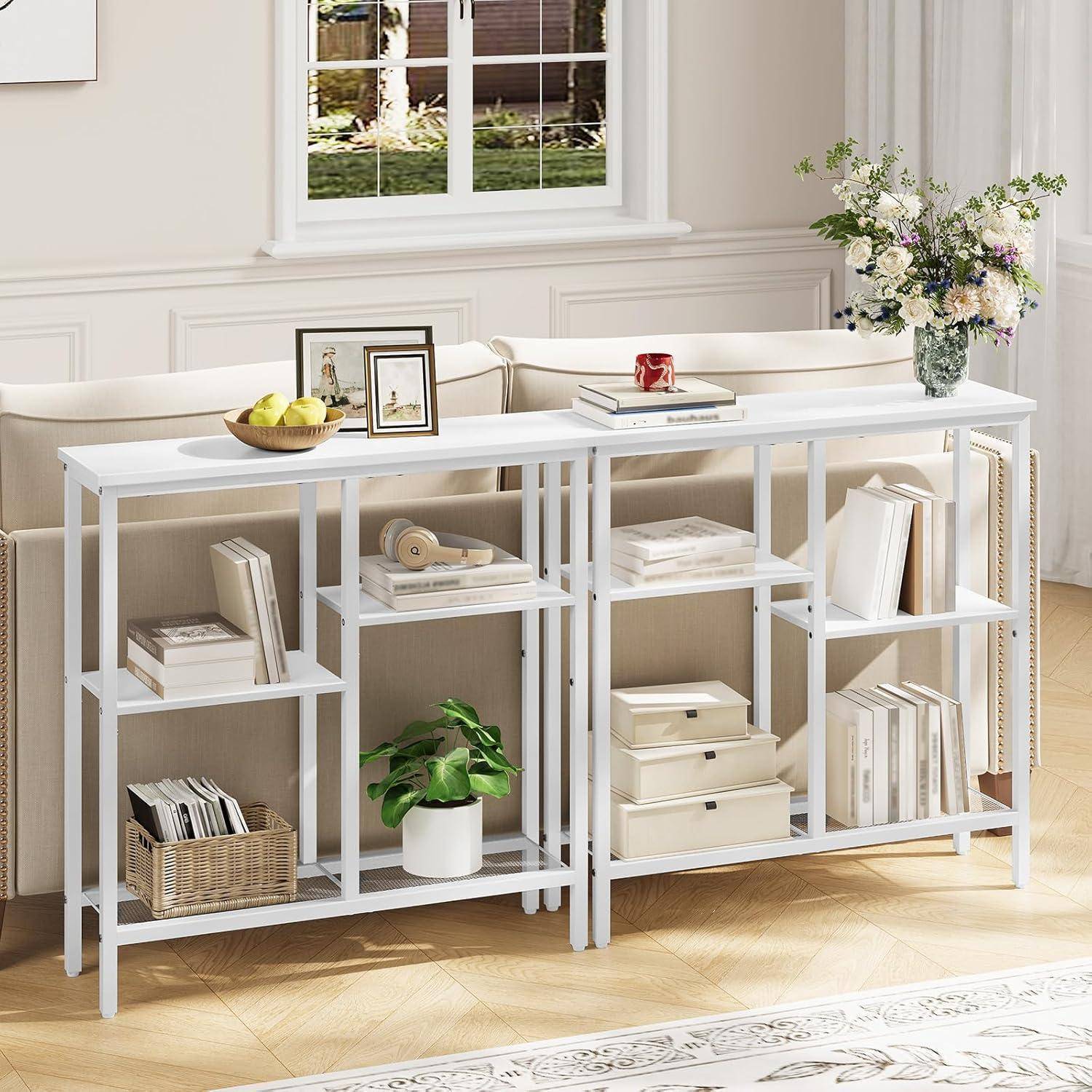 Konsolentisch Beistelltisch Flurtisch Sofatisch 75 cm Weiß