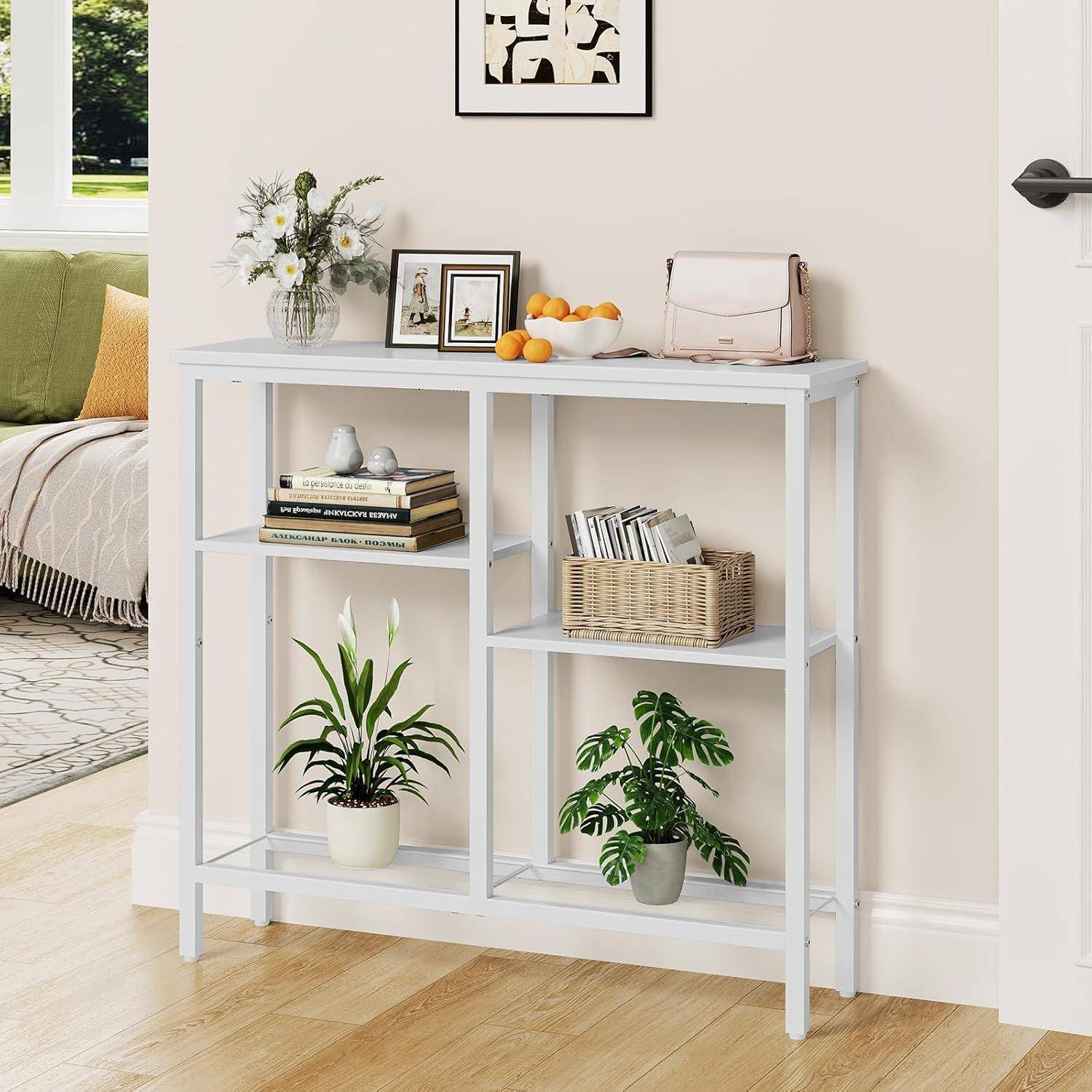 Konsolentisch Beistelltisch Flurtisch Sofatisch 75 cm Weiß