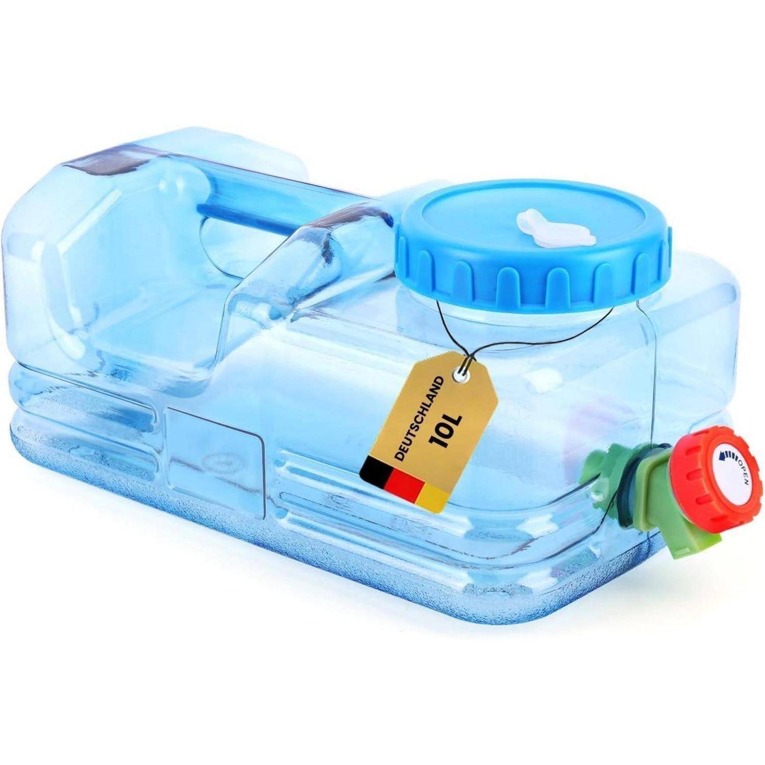 Wasserkanister 5L 22L Camping Hahn Griffe BPAfrei 10 Liter 1